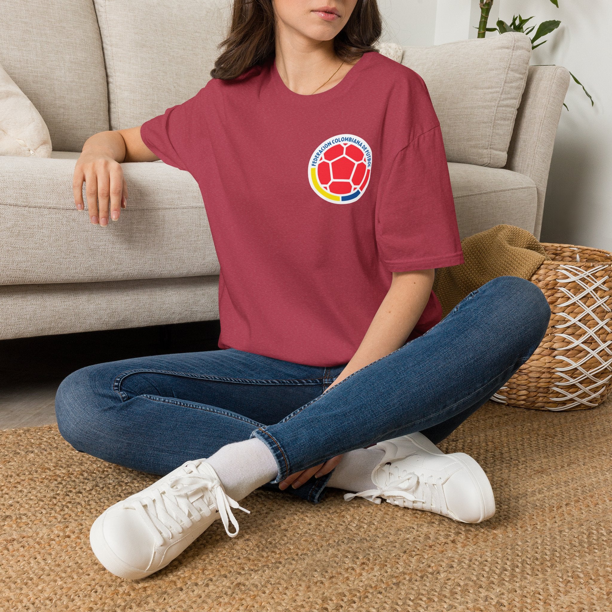 T-Shirt — Colombian Football Emblem Tee (Federación Colombiana de Fútbol)
