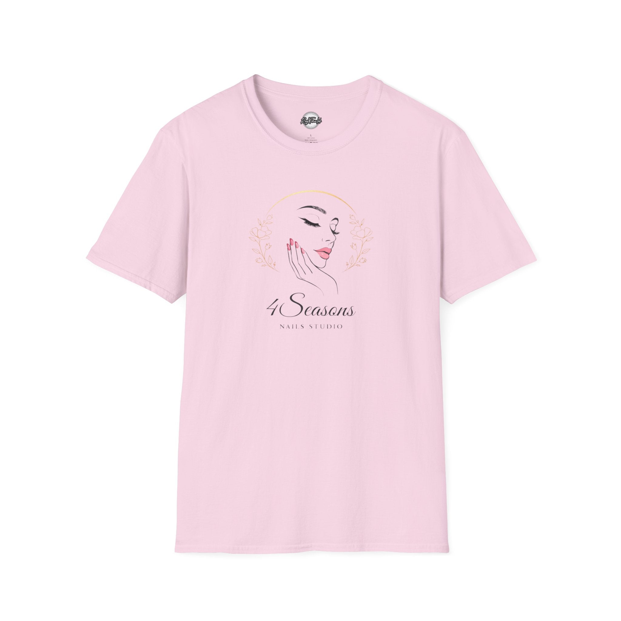 4 Seasons T-Shirt — Elegant Minimalist Face Illustration Graphic Tee