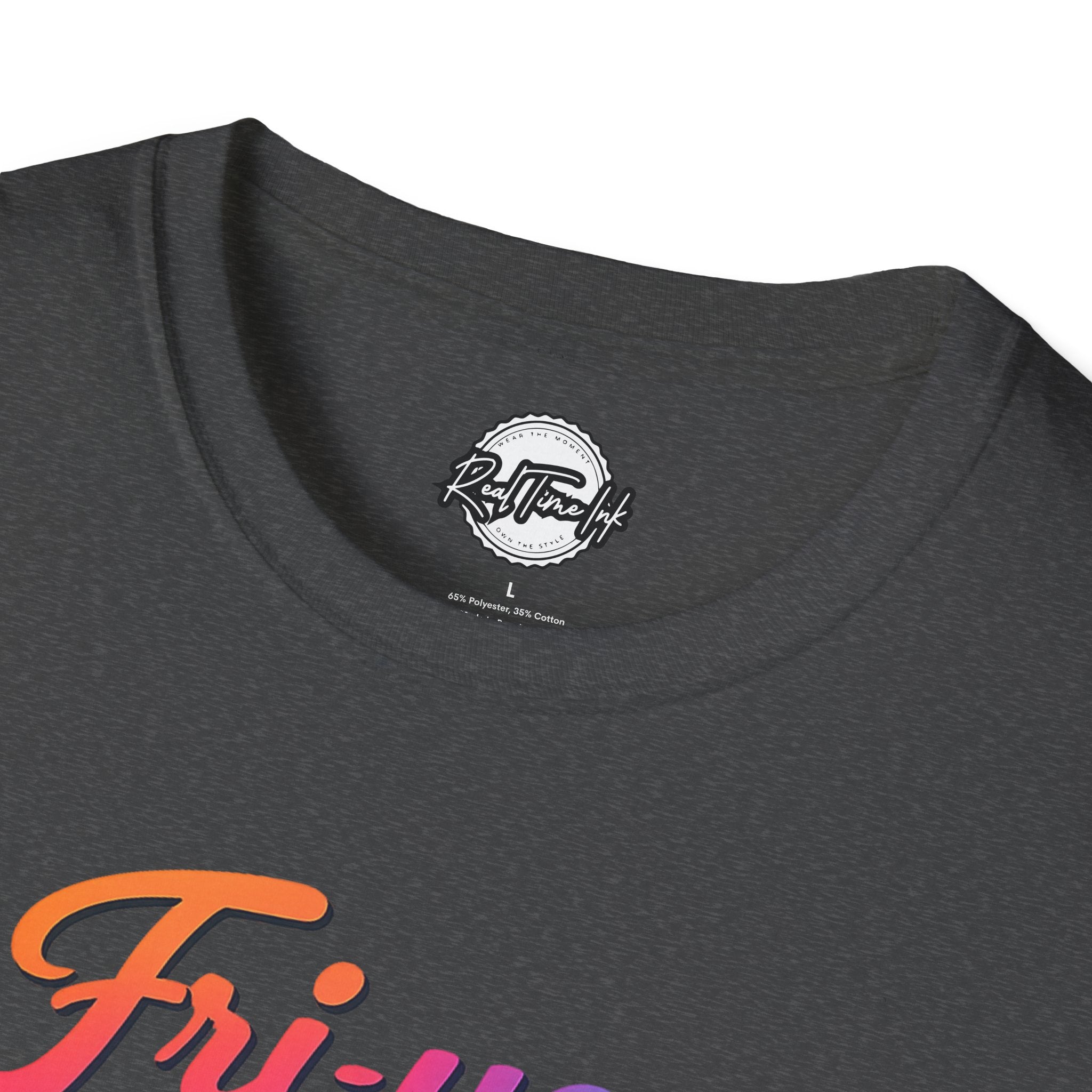 Fri-yay Graphic T-Shirt — Retro Rainbow Weekend Tee