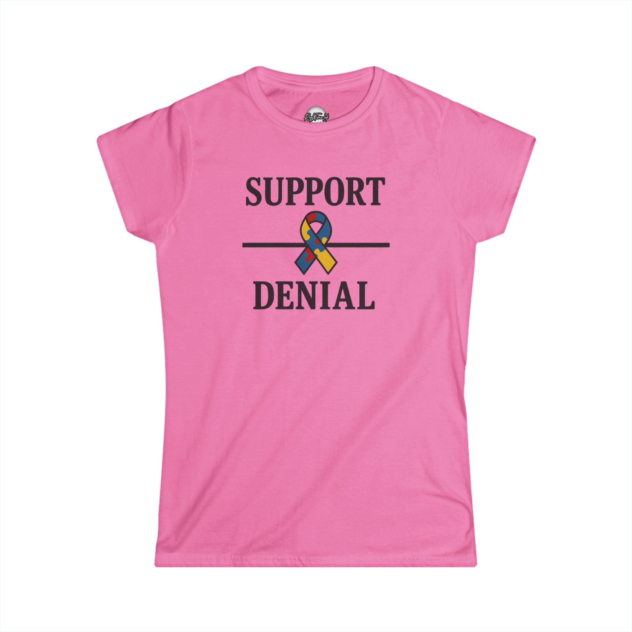 Support Over Denial Autism Awareness Women's Tee