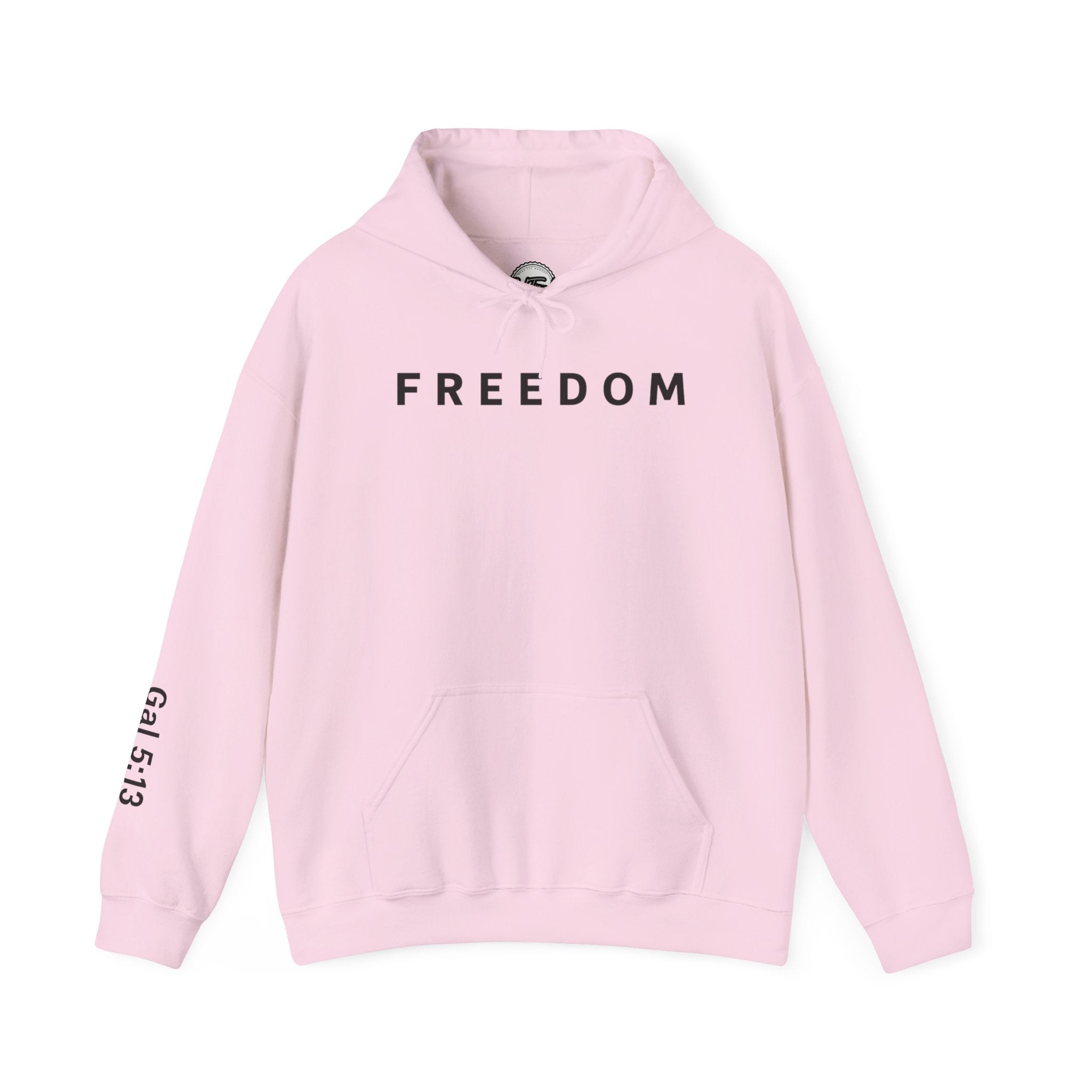 Freedom Hooded Sweatshirt, Cozy Sweatshirt, Religious Apparel, Inspirational Gift, Casual Outfit, Unisex Hoodie