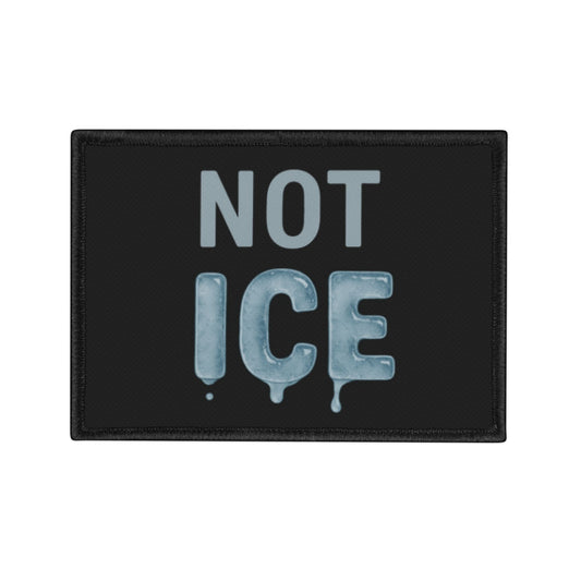 Iron-On Patches - Not ICE Political Activism Patch