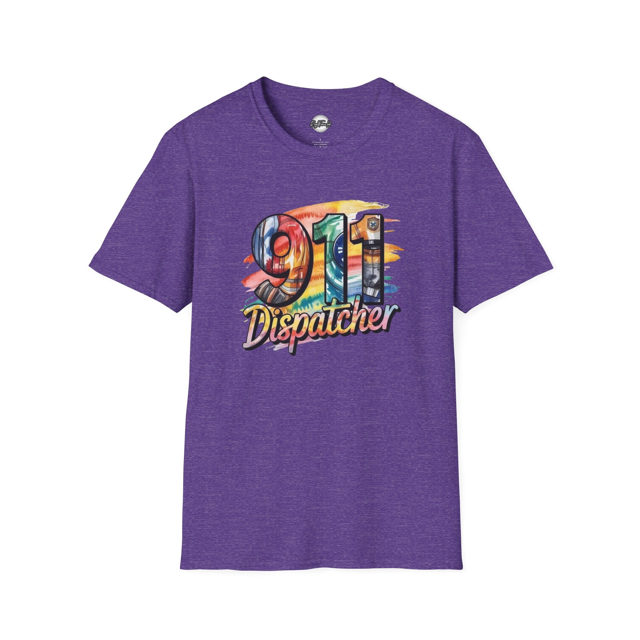 911 Dispatcher T-Shirt – Colorful Emergency Services Tribute Tee