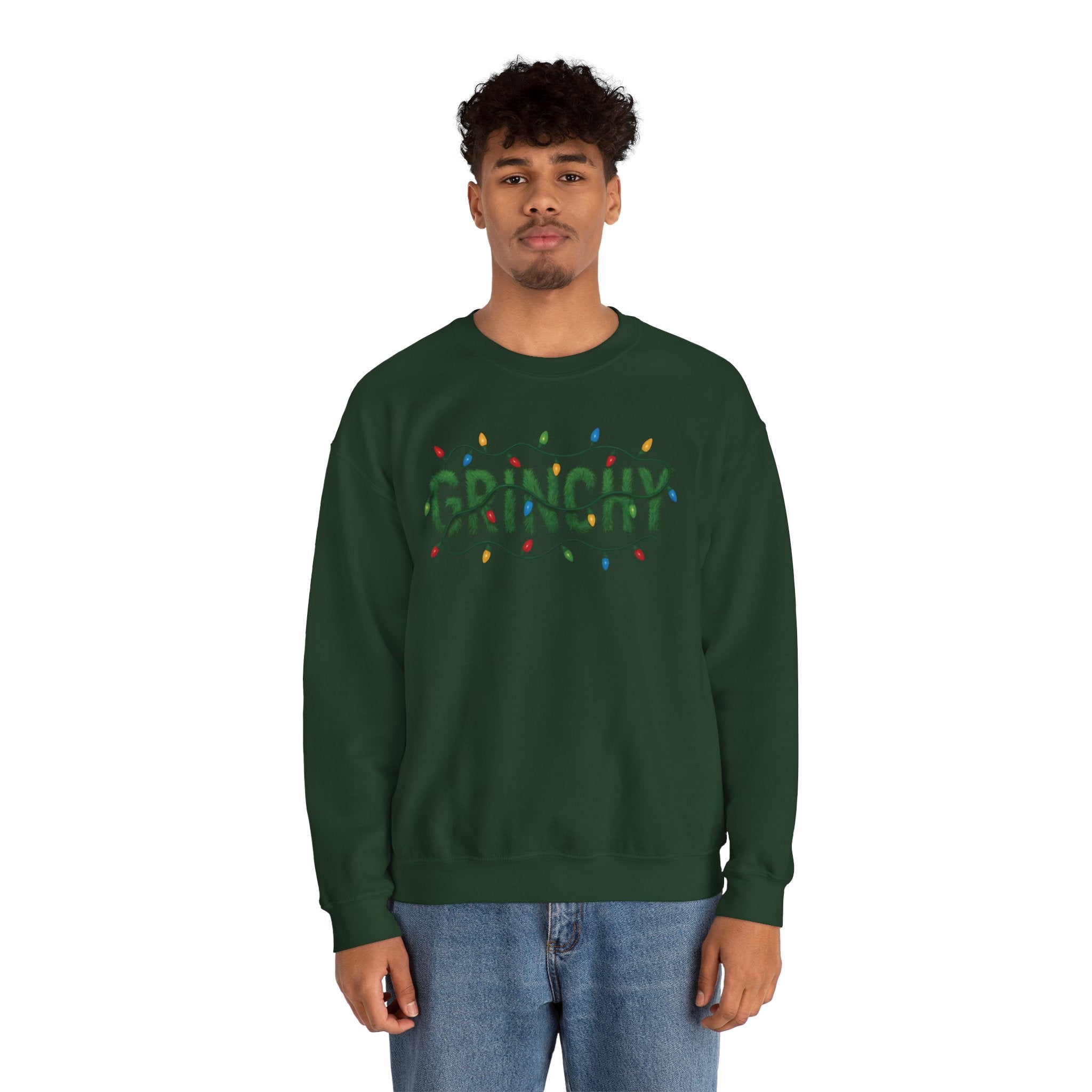 Grinchy Sweatshirt — Holiday Christmas Crewneck