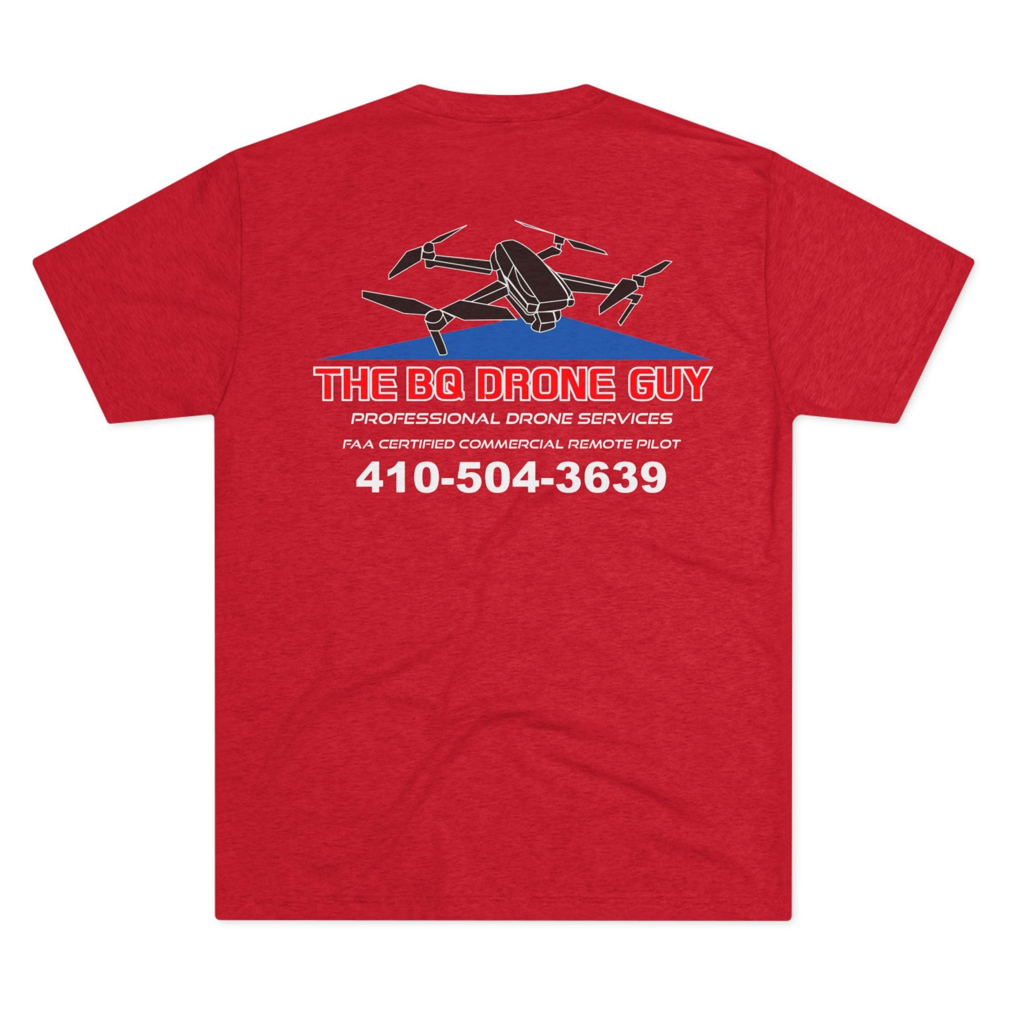 The BQ Drone Guy Logo & Contact Tee