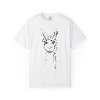 Llama Graphic T-shirt - Save Your Drama for Your Llama