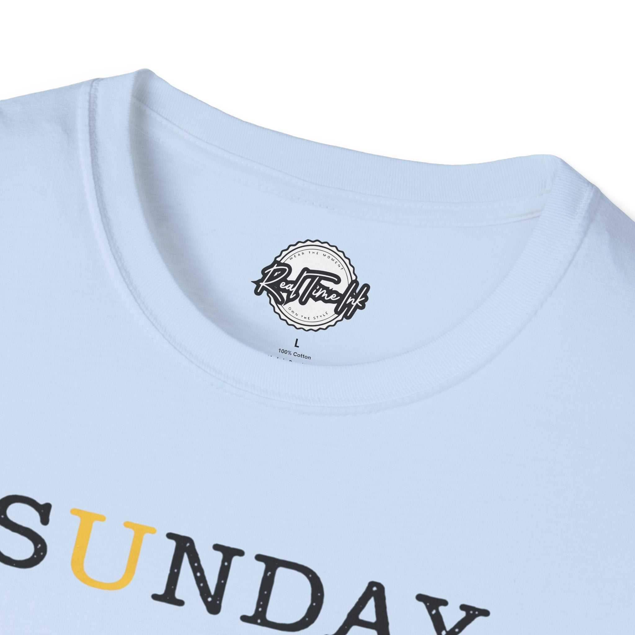 Sunday Minimalist T‑Shirt — White Relaxed Weekday Tee