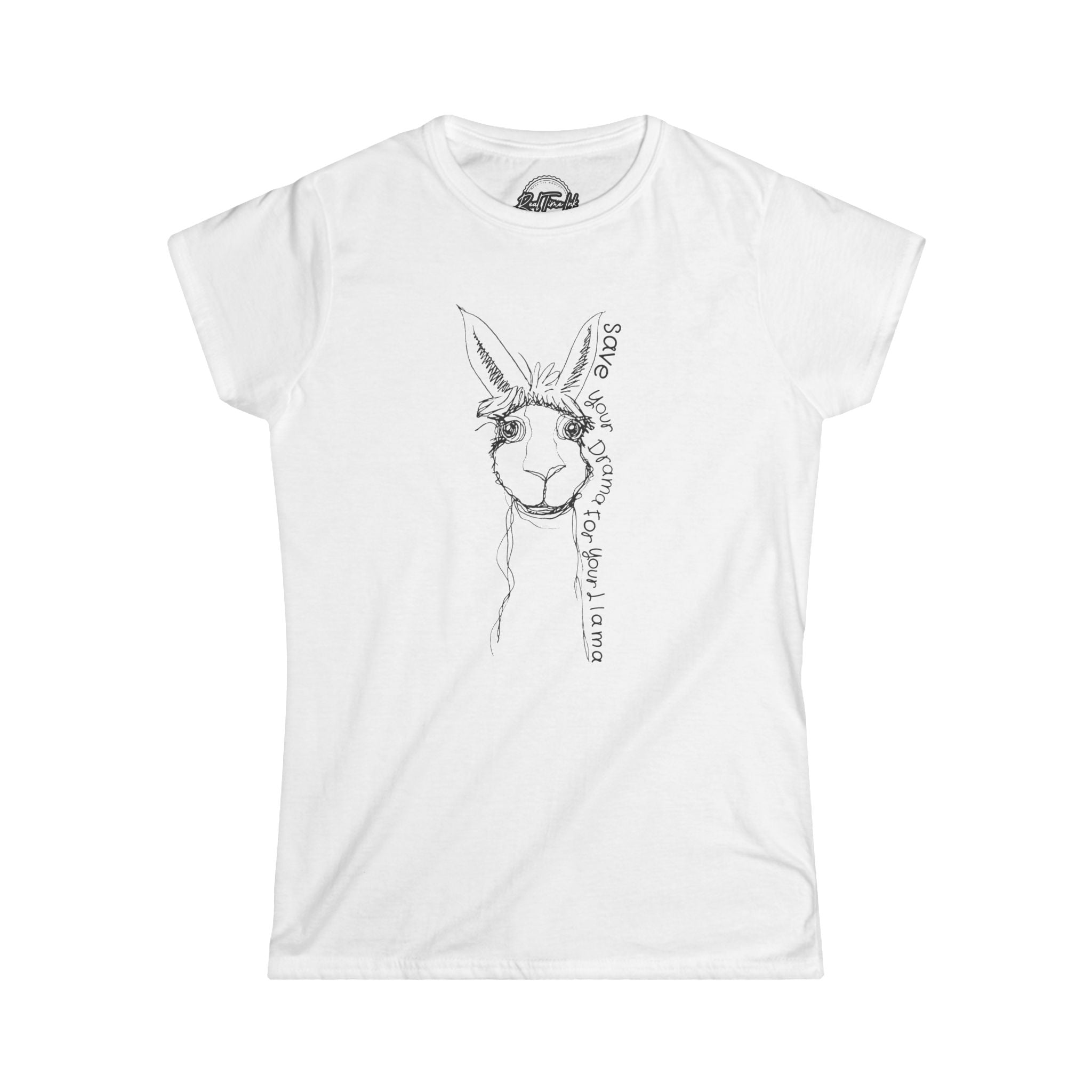 Llama Women's Tee - Save Your Drama Shirt