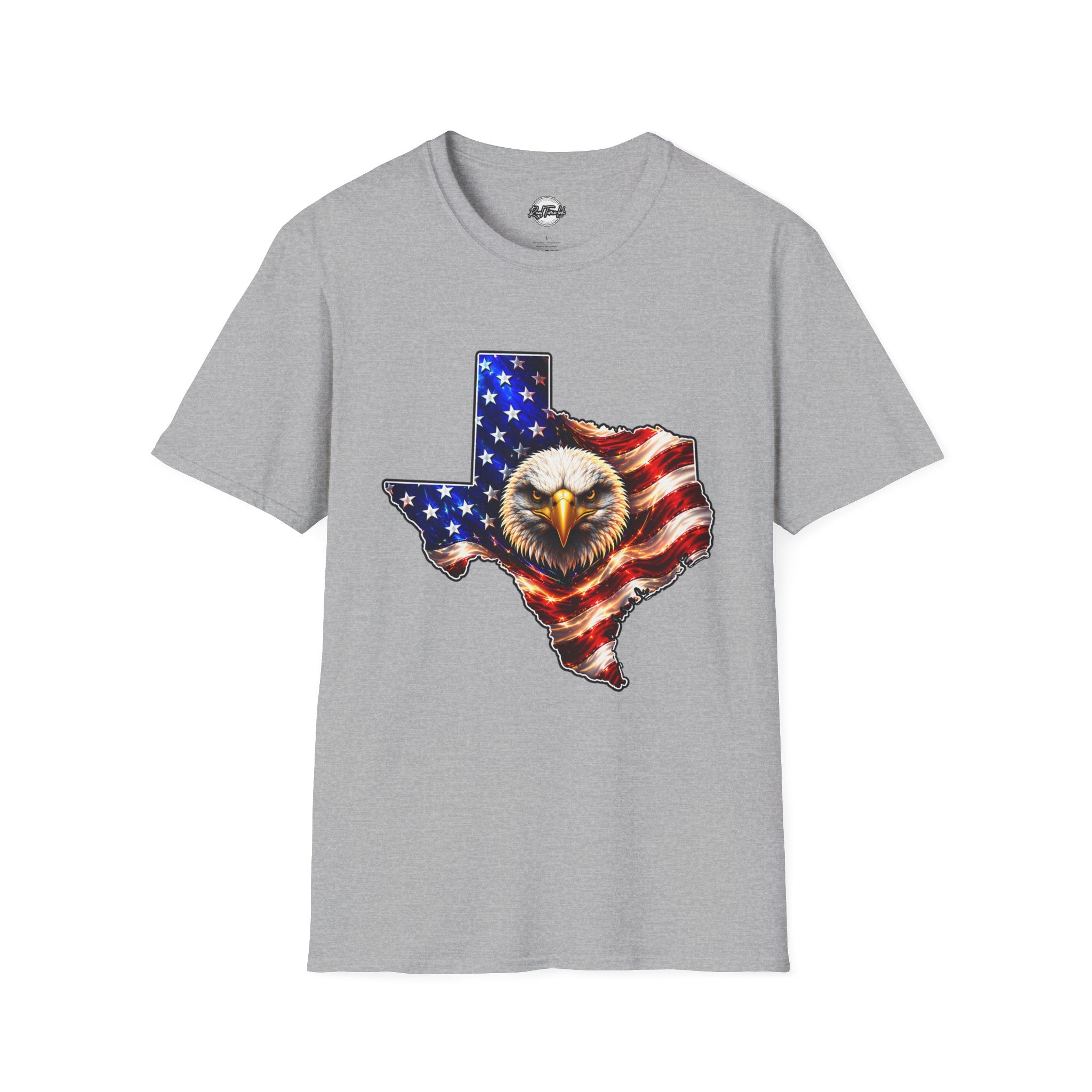 Texas American Flag Eagle T-Shirt — Patriotic Lone Star Tee