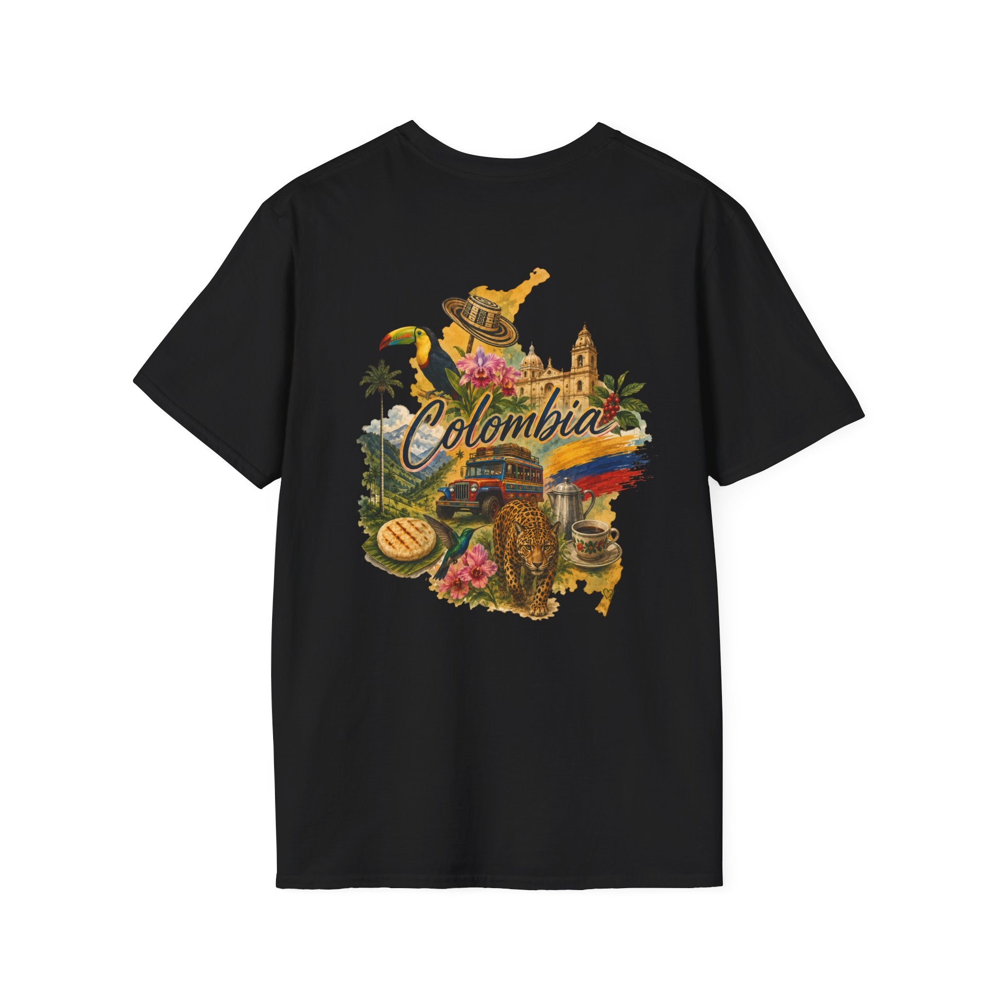 T-Shirt — Colombian Football Emblem Tee (Federación Colombiana de Fútbol)