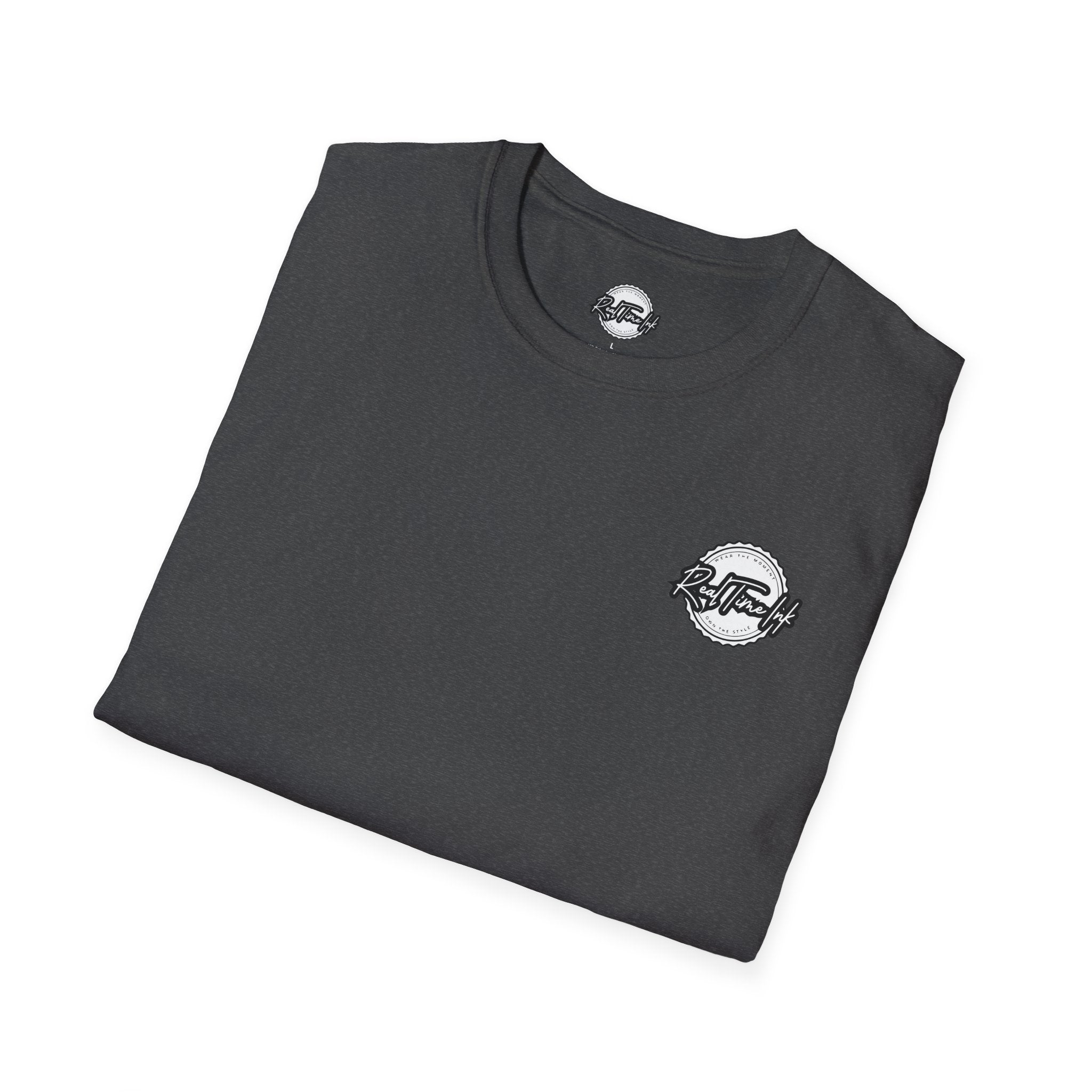 RealTimeInk Graphic T-Shirt — Modern Tech Logo Tee