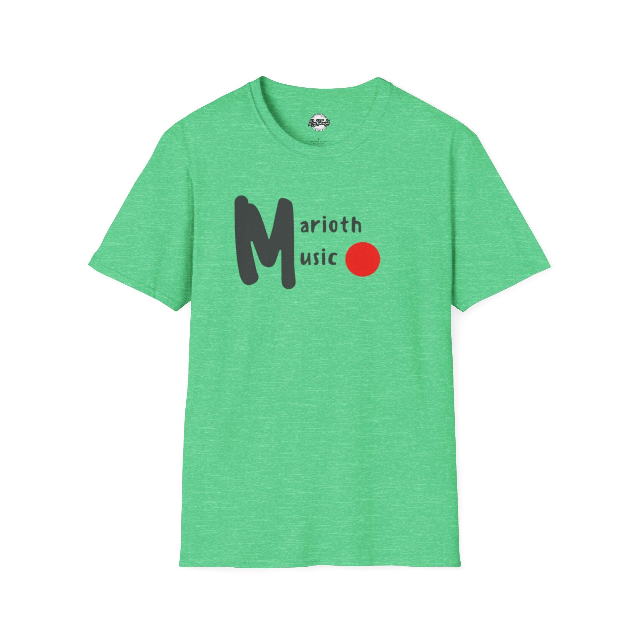 Marioth Music Logo Tee (Bold 'M' with Red Dot)