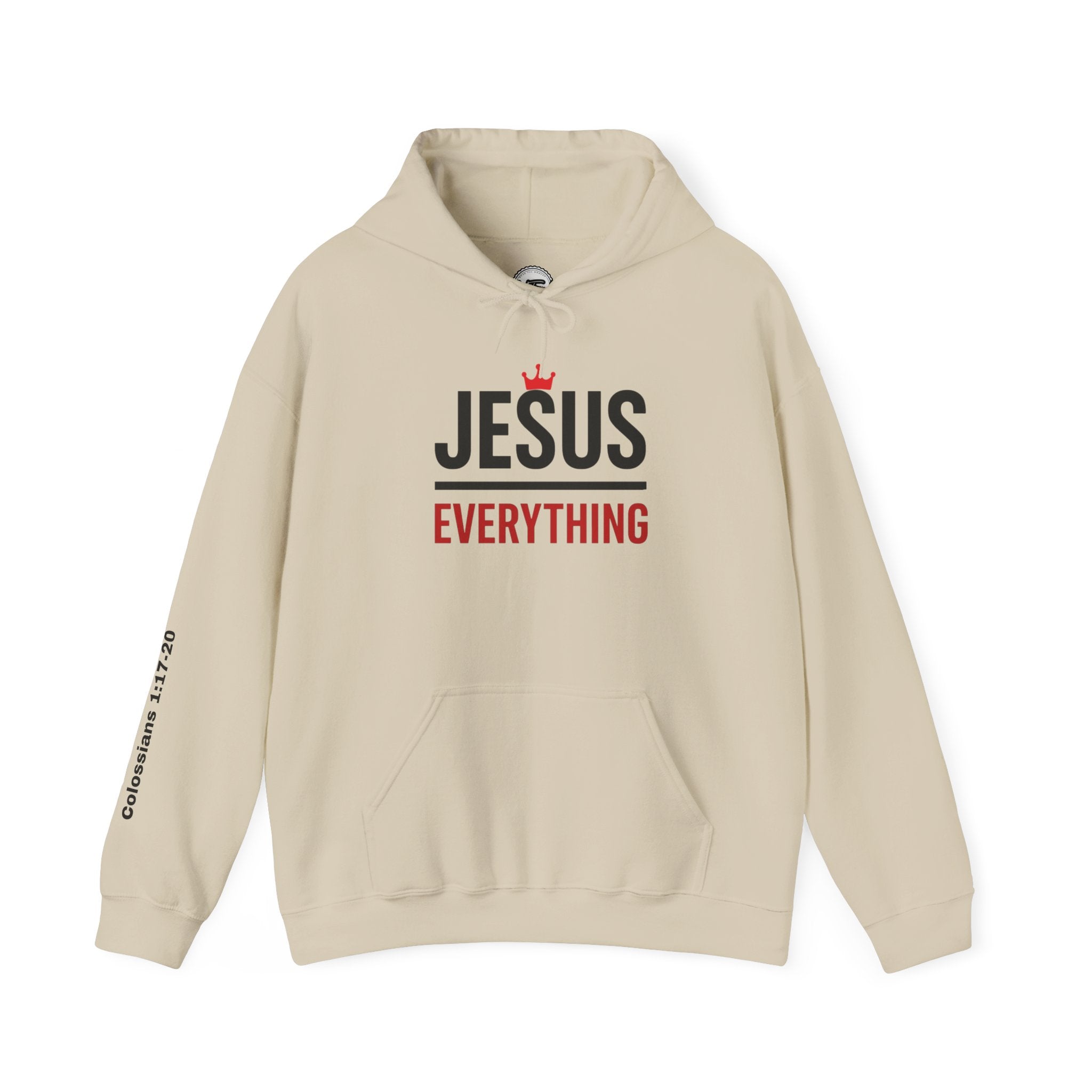 Religious Hoodie - Jesus Over Everything Design
