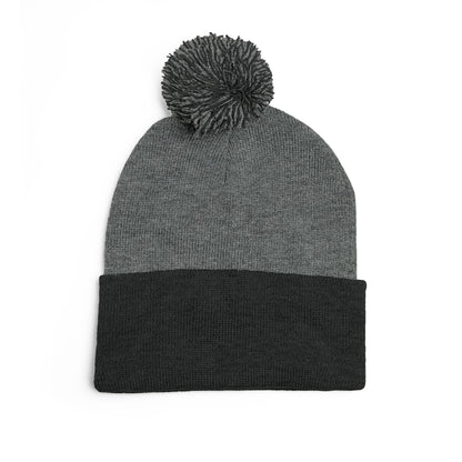 Knit Cap - Purple Blood Embroidery