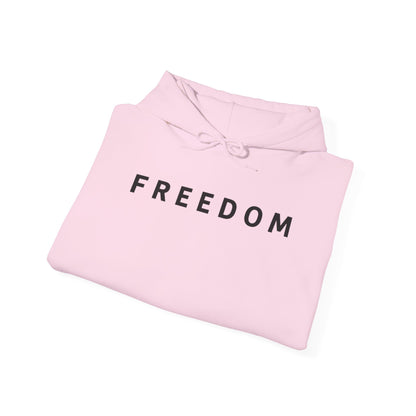 Freedom Hooded Sweatshirt, Cozy Sweatshirt, Religious Apparel, Inspirational Gift, Casual Outfit, Unisex Hoodie