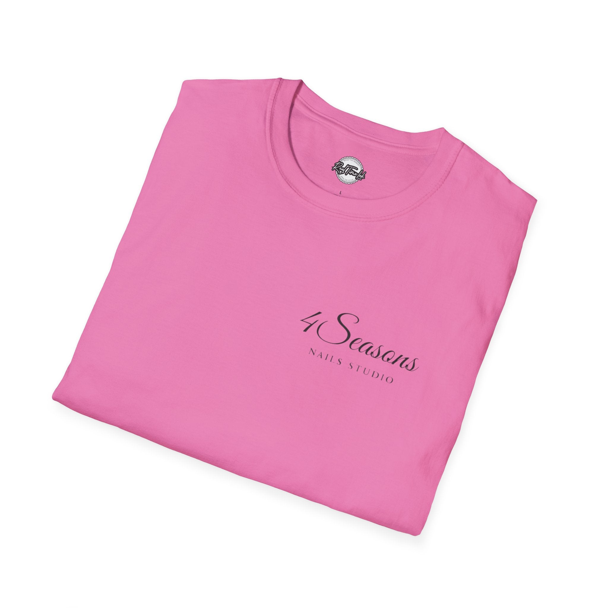 4 Seasons Nail Studio T-Shirt — Minimal Nail Salon Graphic Tee