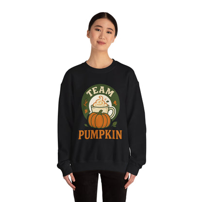 Crewneck Sweatshirt - Team Pumpkin Halloween Fall Design
