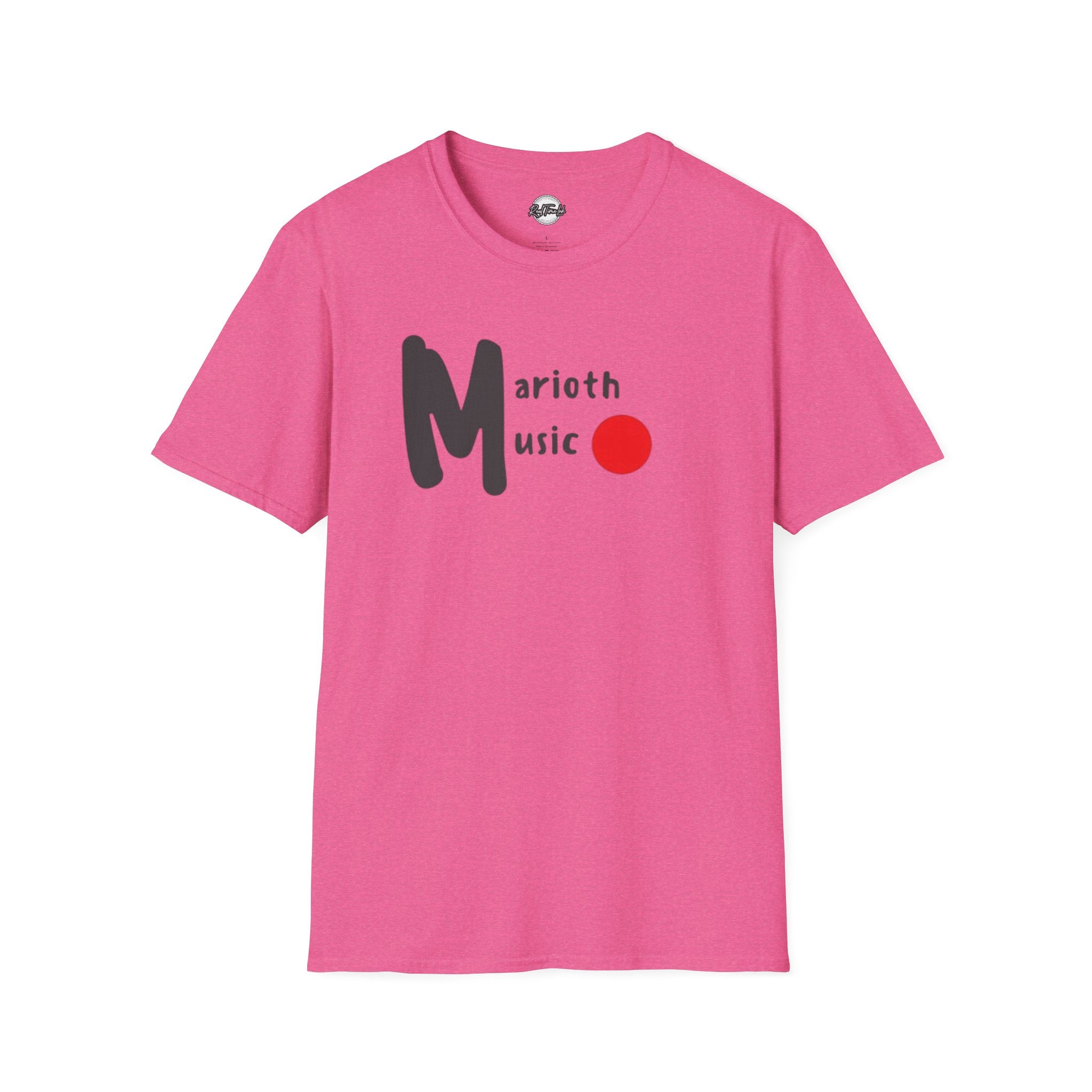 Marioth Music Logo Tee (Bold 'M' with Red Dot)