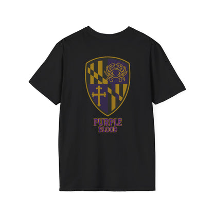 Purple Baltimore Unisex T-Shirt - Baltimore Purple Blood Design