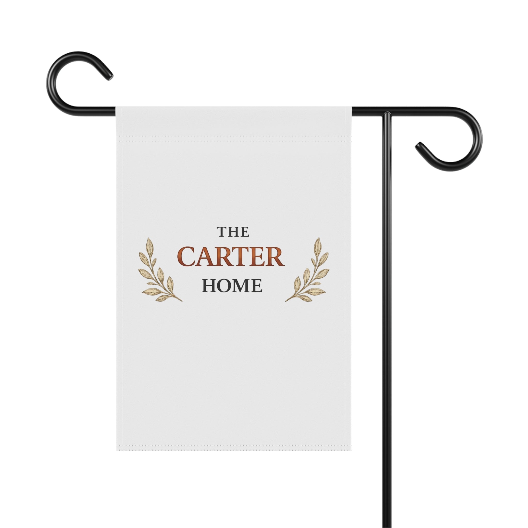 Personalized Garden Flag – “The Carter Home” Decorative House Banner