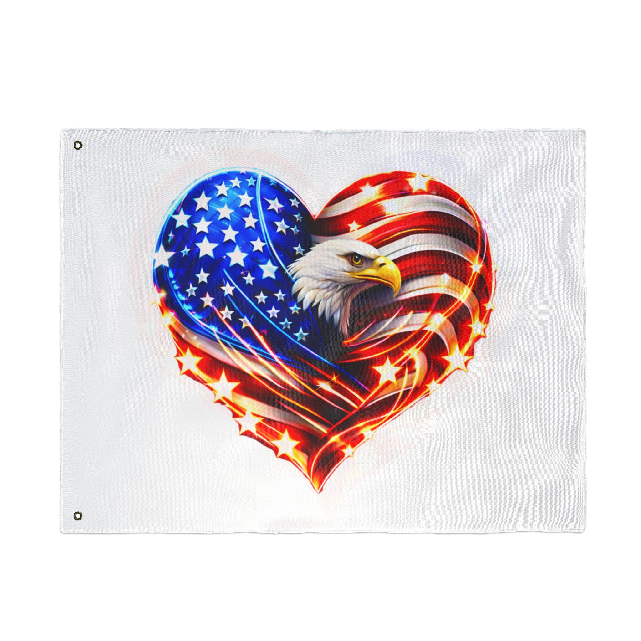 Heart of a Nation Flag - Double-Sided Outdoor Flag