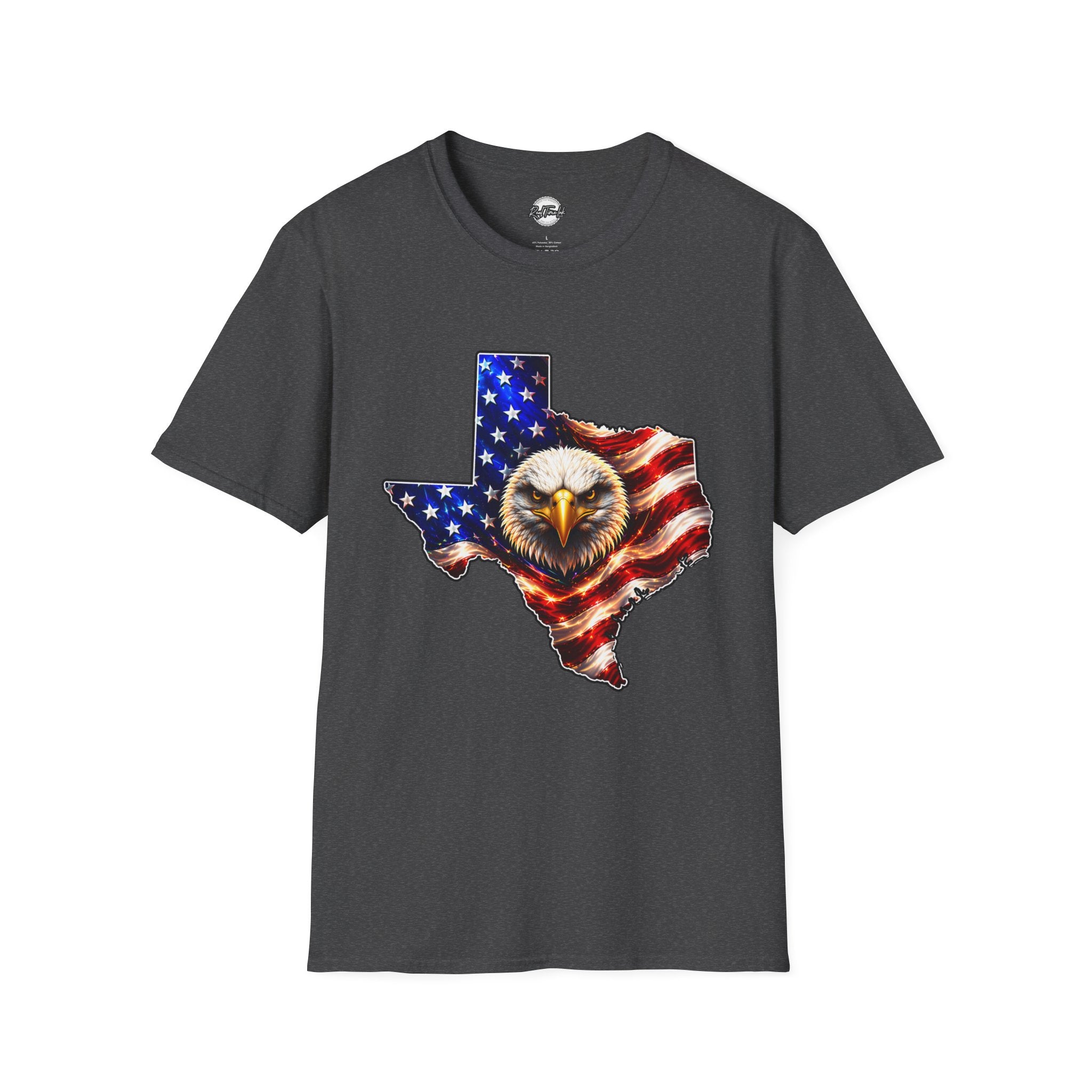 Texas American Flag Eagle T-Shirt — Patriotic Lone Star Tee