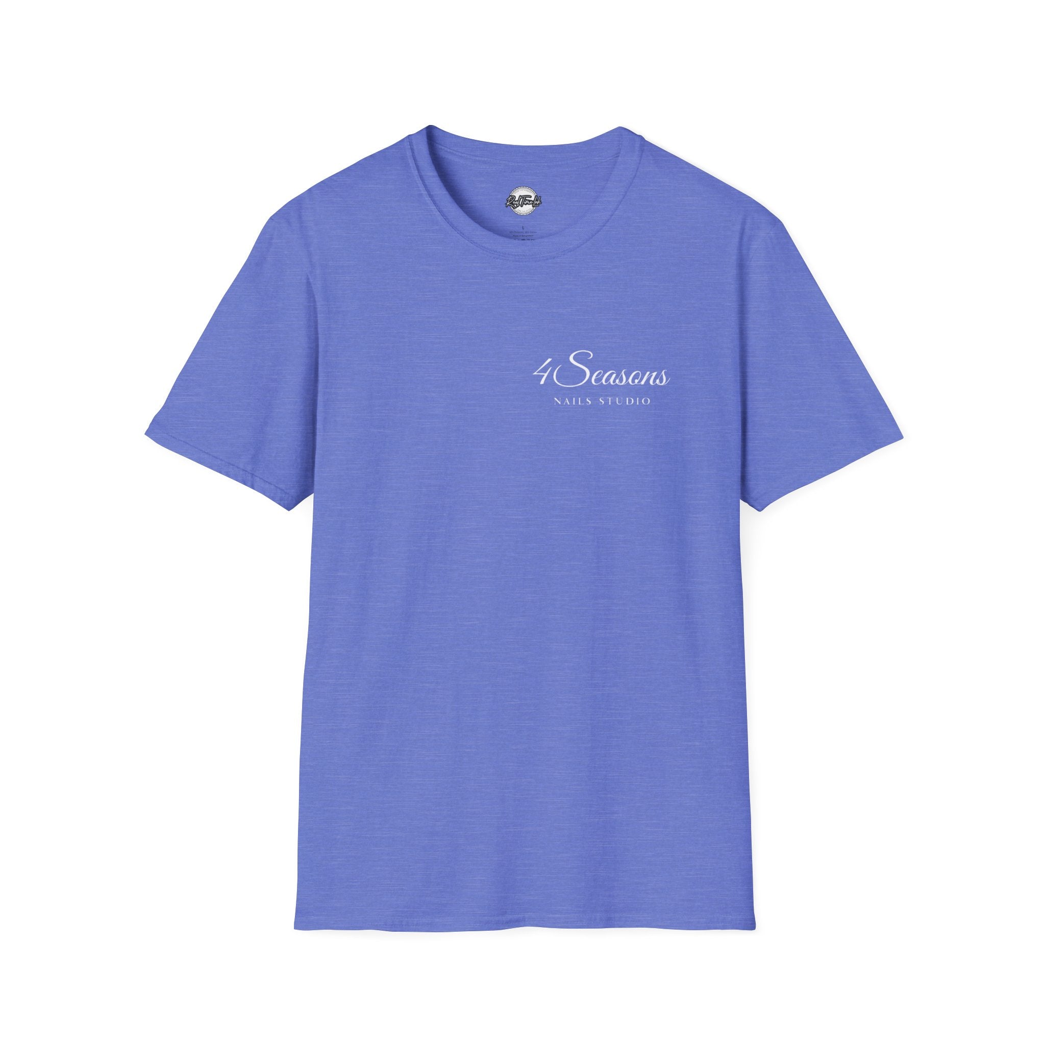 4 Seasons Nails Studio T-Shirt — Nail Tech Logo Tee (Front & Back)
