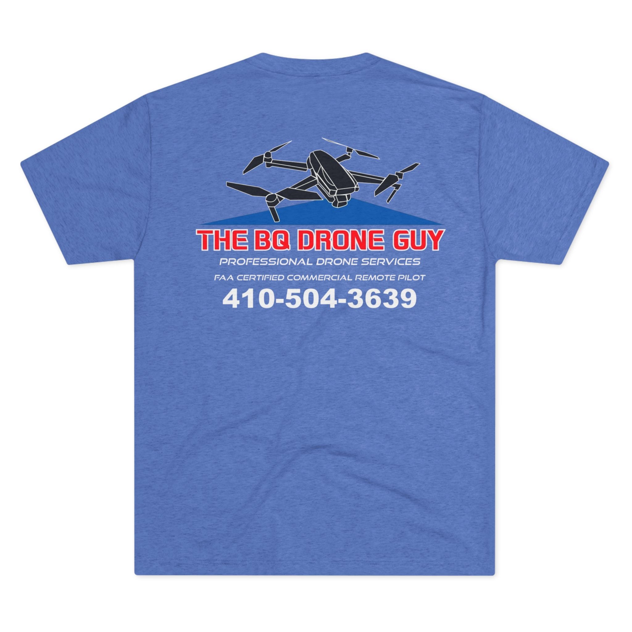 The BQ Drone Guy Logo & Contact Tee