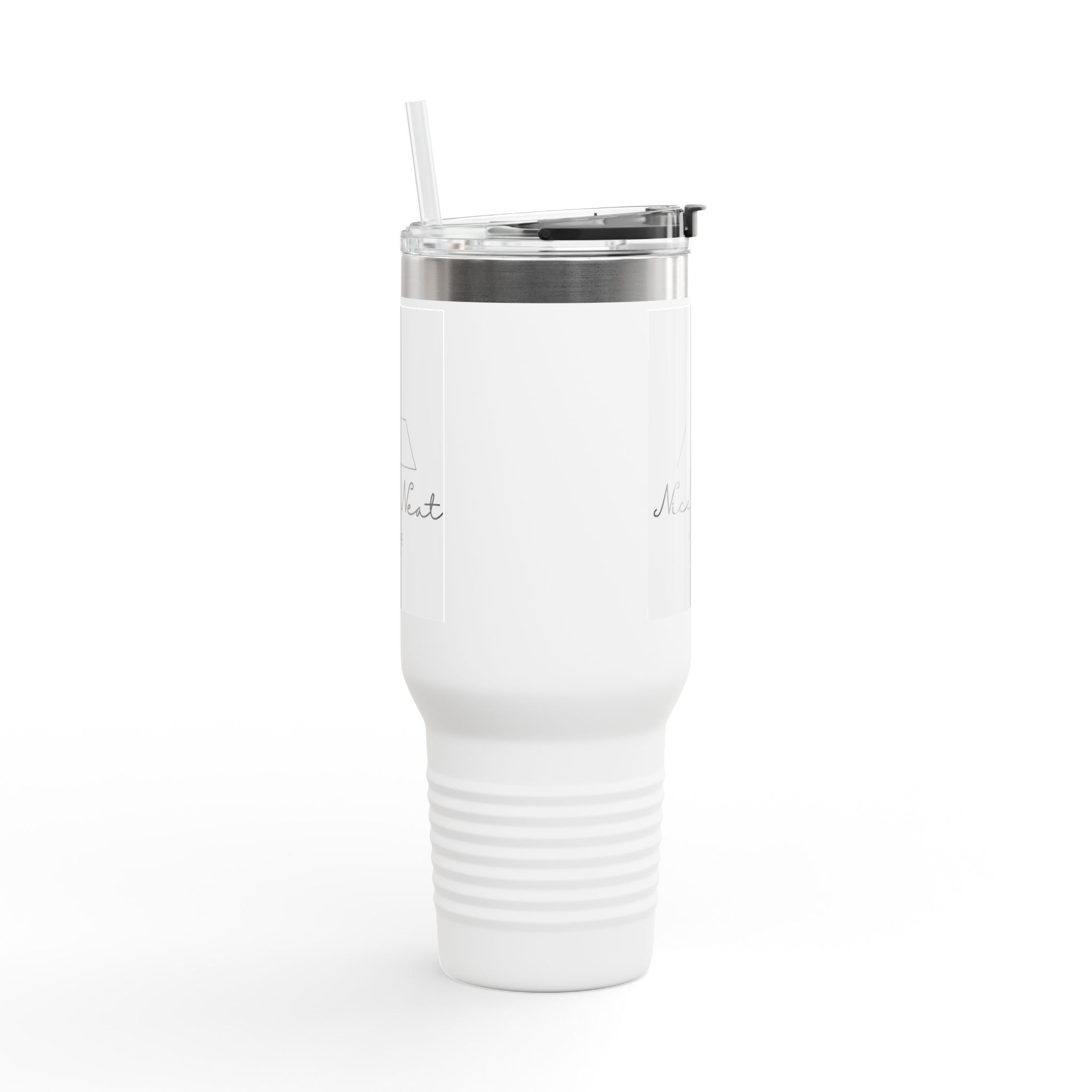 40oz Insulated Travel Mug — Minimal 'Nice & Neat Home' Logo Tumbler