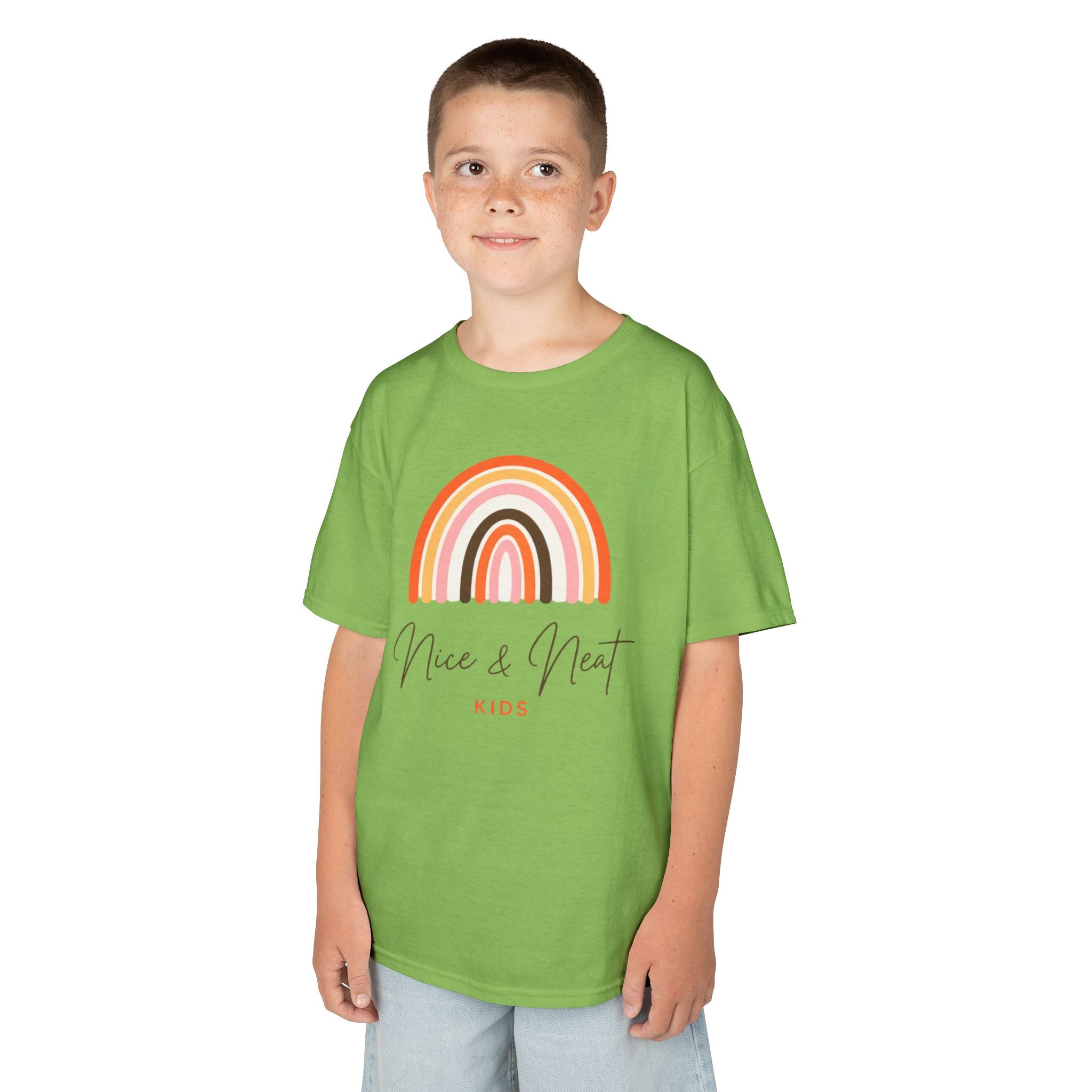 Nice & Neat Kids Rainbow Retro Graphic Shirt