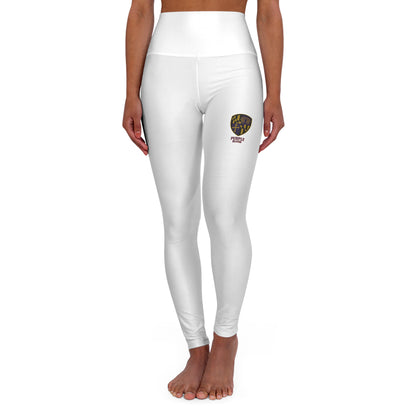 Yoga Leggings Purple Baltimore Blood Pattern