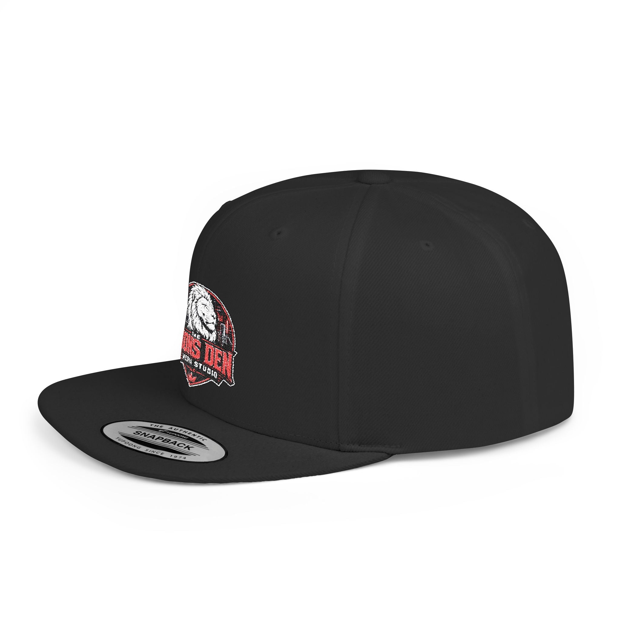 The Lions Den Media Studio Flat Bill Snapback
