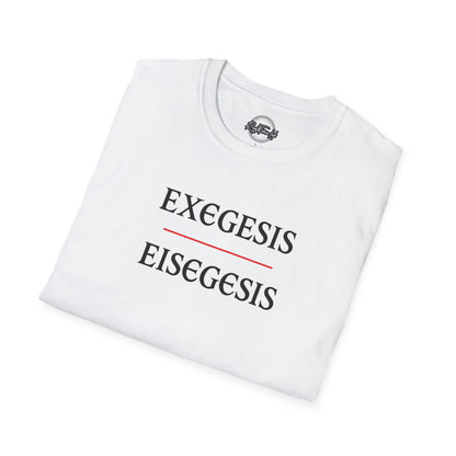 Scholarly Exegesis Tee | Unisex Casual Shirt, Philosophy Gift, Academic Wear, Literature Lover Gift, Study T-Shirt