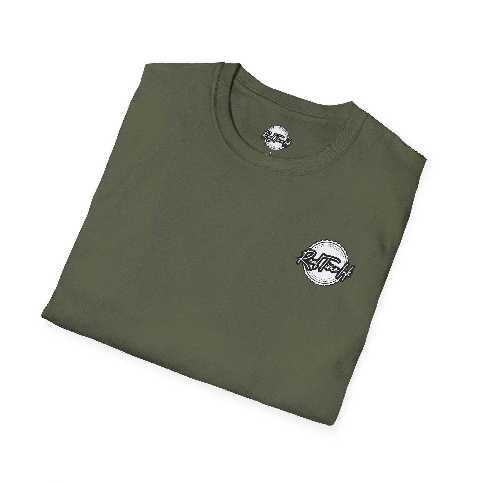 RealTimeInk Graphic T-Shirt — Modern Tech Logo Tee