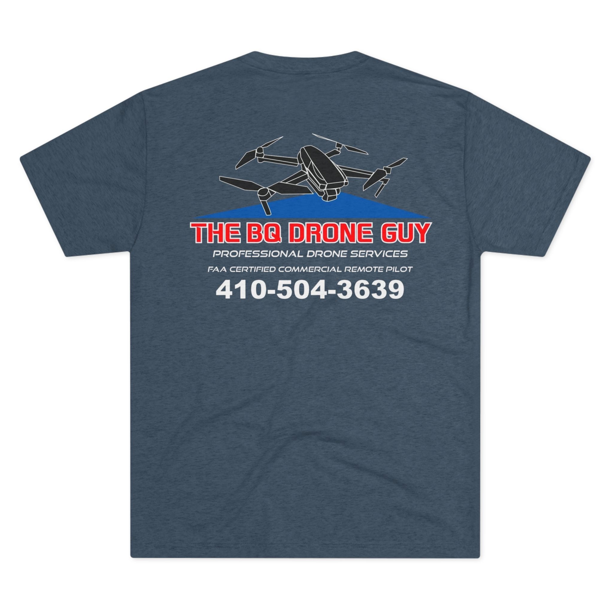 The BQ Drone Guy Logo & Contact Tee