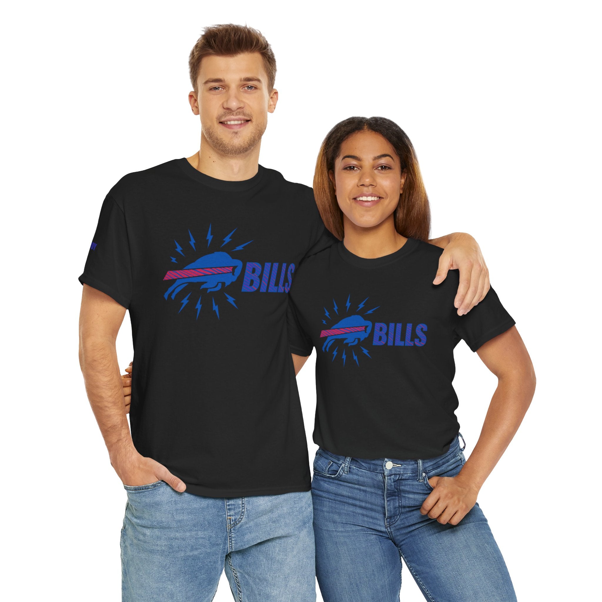Buffalo Bills Unisex Heavy Cotton Tee, Sports Shirt, Gift for Fans, Game Day Apparel, Team Merchandise