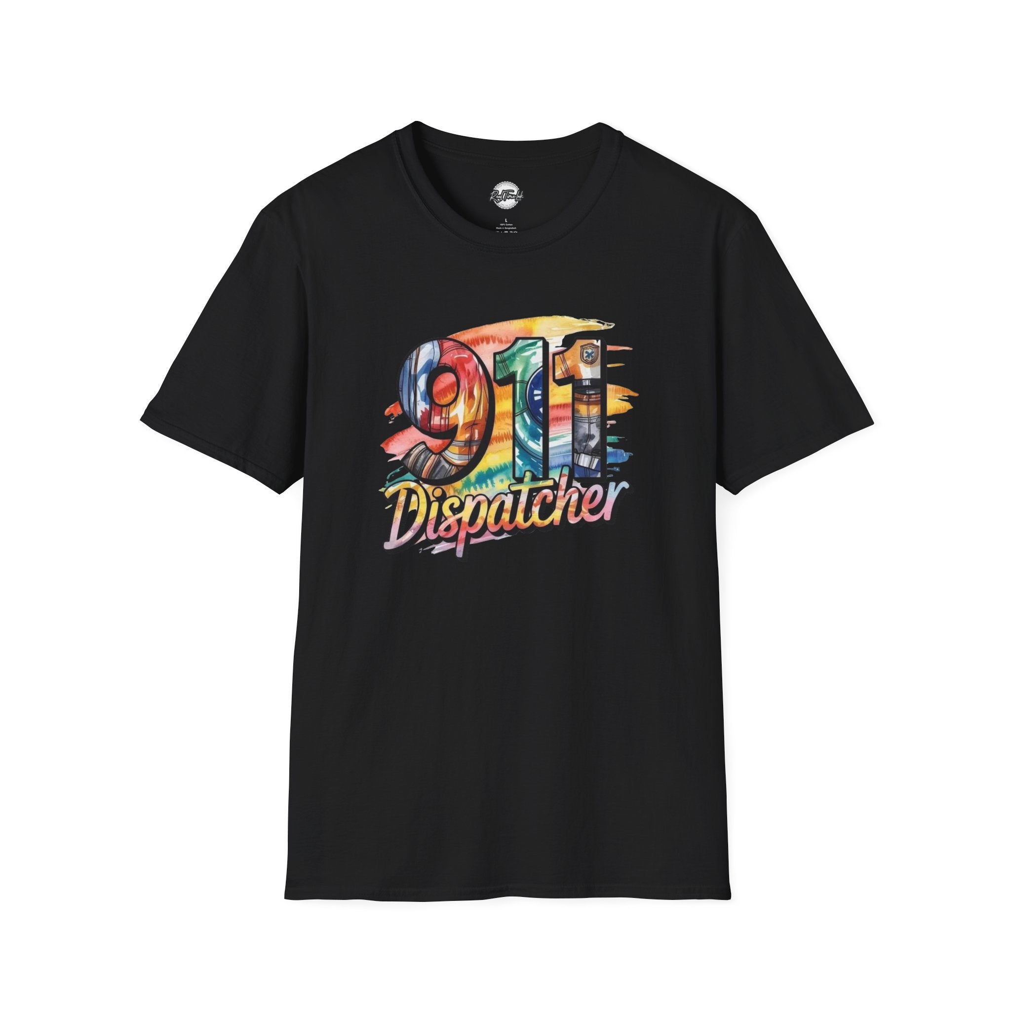 911 Dispatcher T-Shirt – Colorful Emergency Services Tribute Tee
