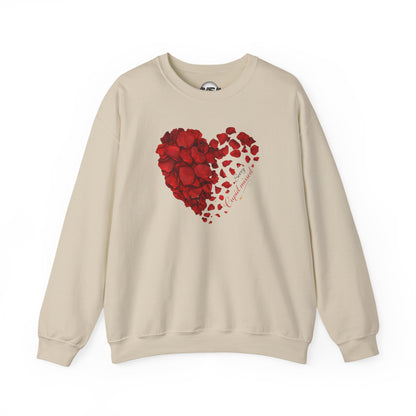 Sorry Cupid Missed Crewneck Sweatshirt — Funny Anti-Valentine Graphic Sweatshirt