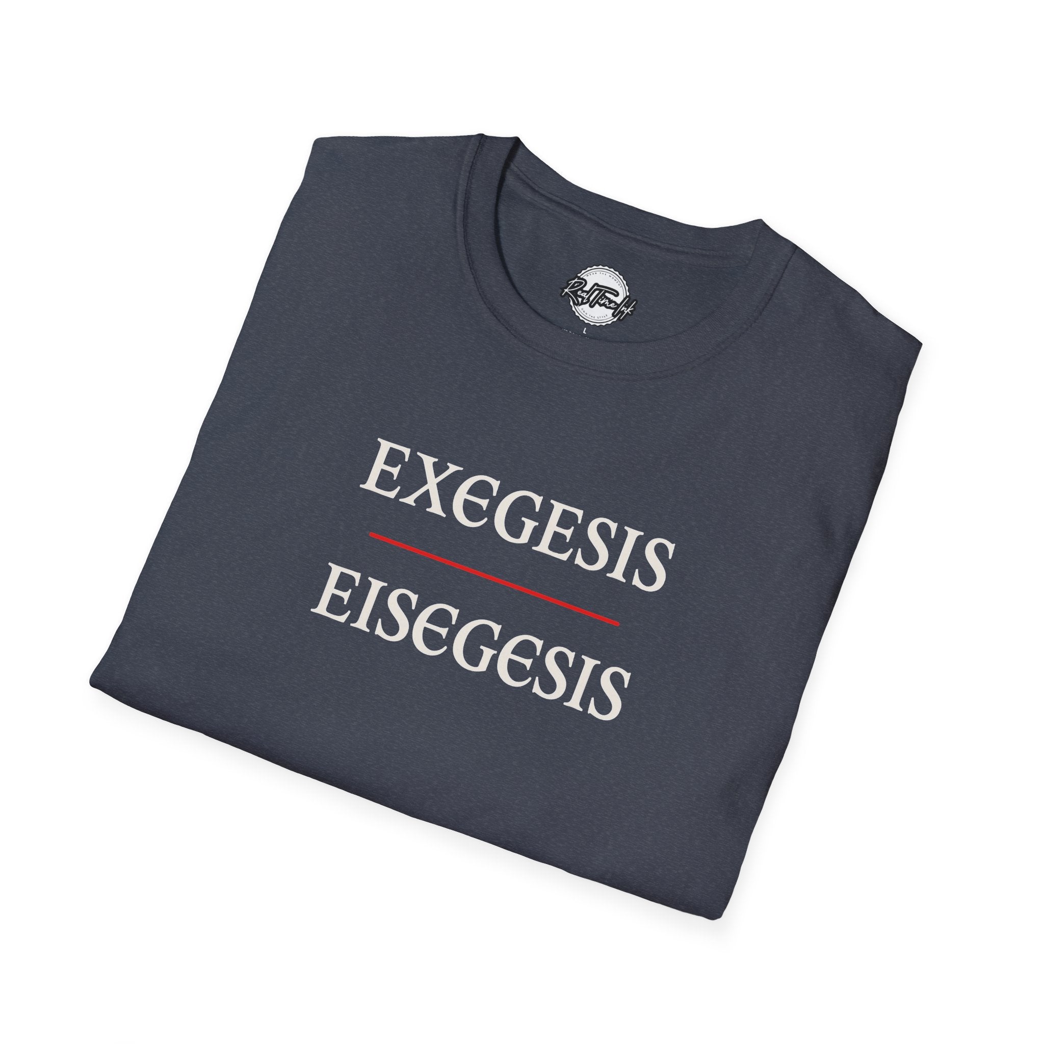 Scholarly Exegesis Tee | Unisex Casual Shirt, Philosophy Gift, Academic Wear, Literature Lover Gift, Study T-Shirt