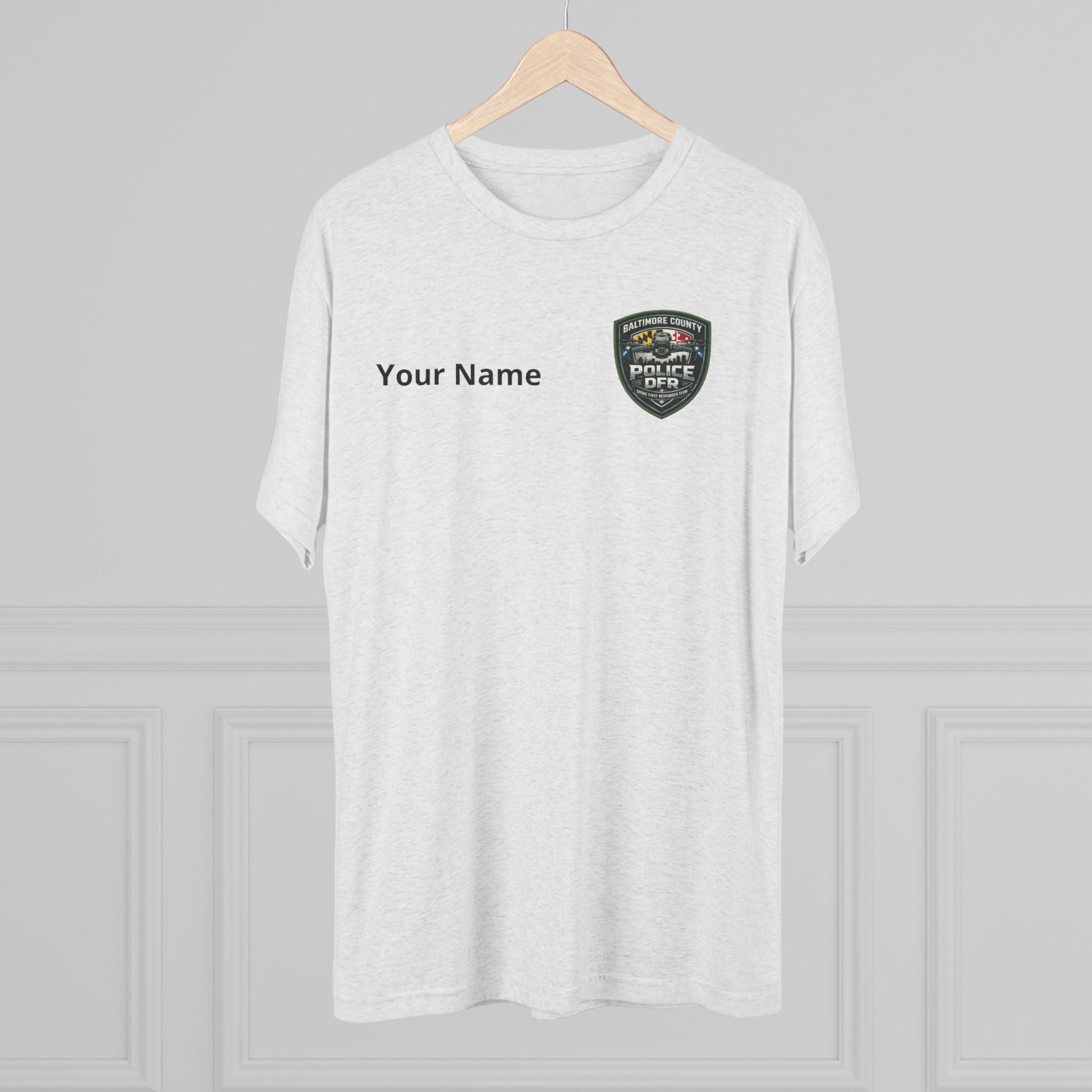 Baltimore County Police Badge Tee — DFR Honor Squad Short-Sleeve Shirt