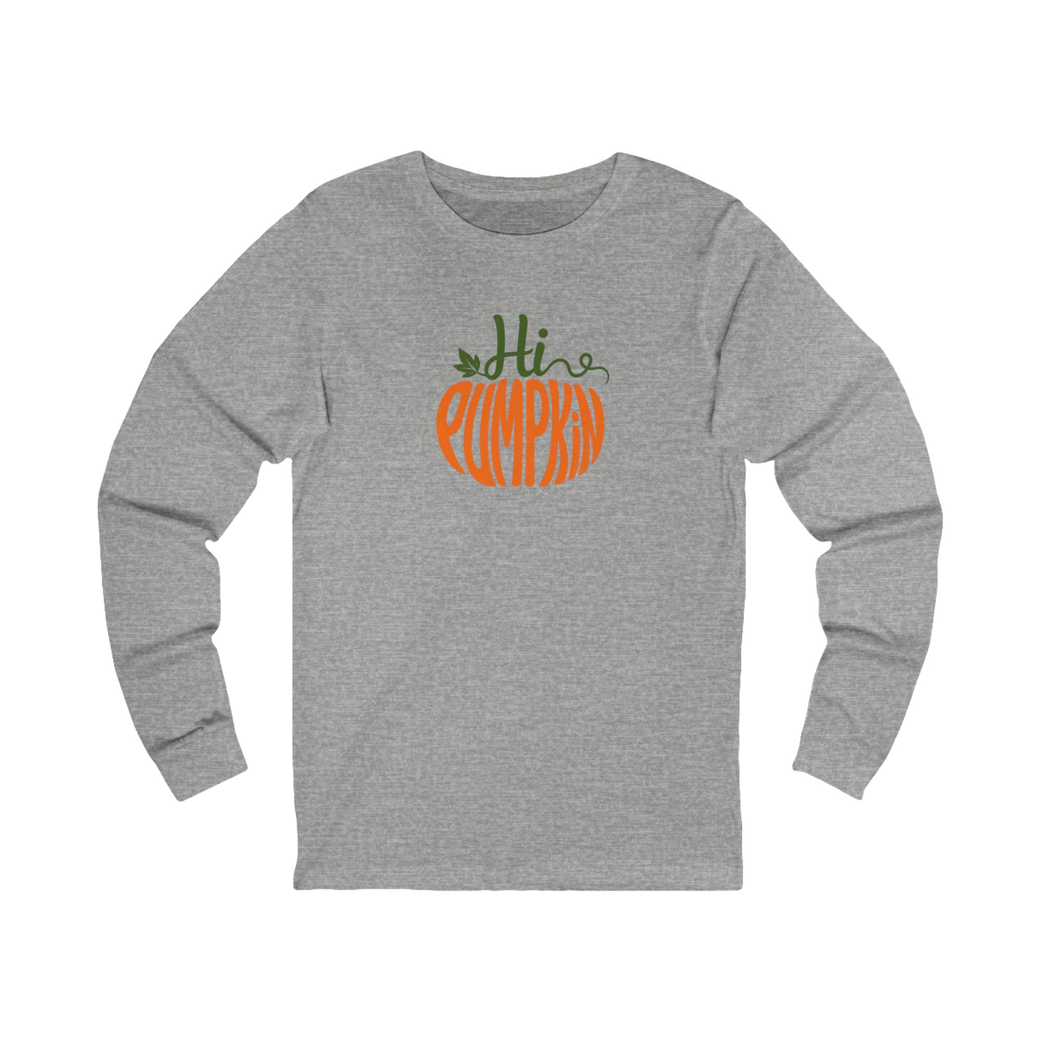 Hi Pumpkin Unisex Jersey Long Sleeve Tee