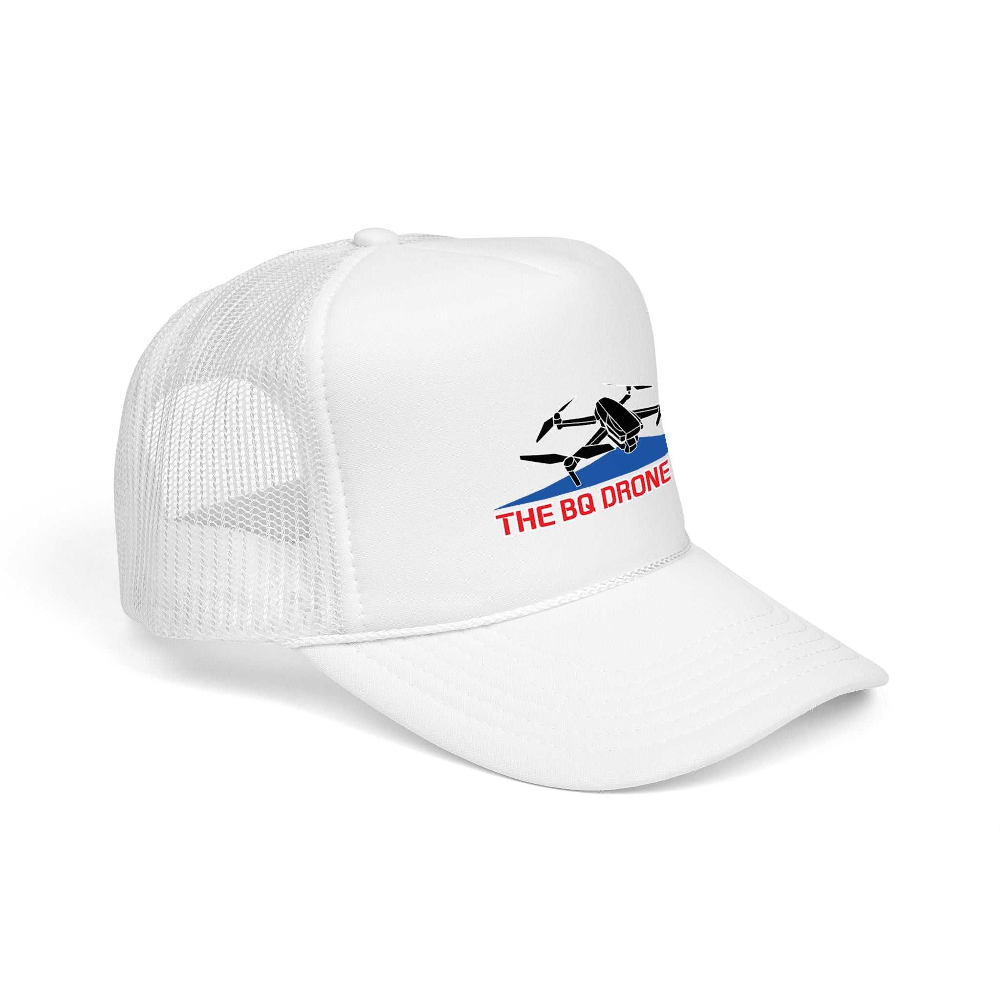 The BQ Drone Guy Foam Trucker Hat - 'The BQ Drone Guy' Embroidered Pilot Cap