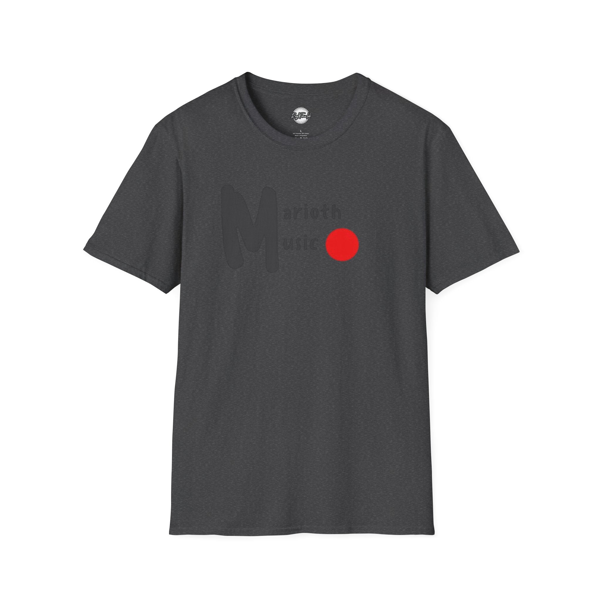 Marioth Music Logo Tee (Bold 'M' with Red Dot)