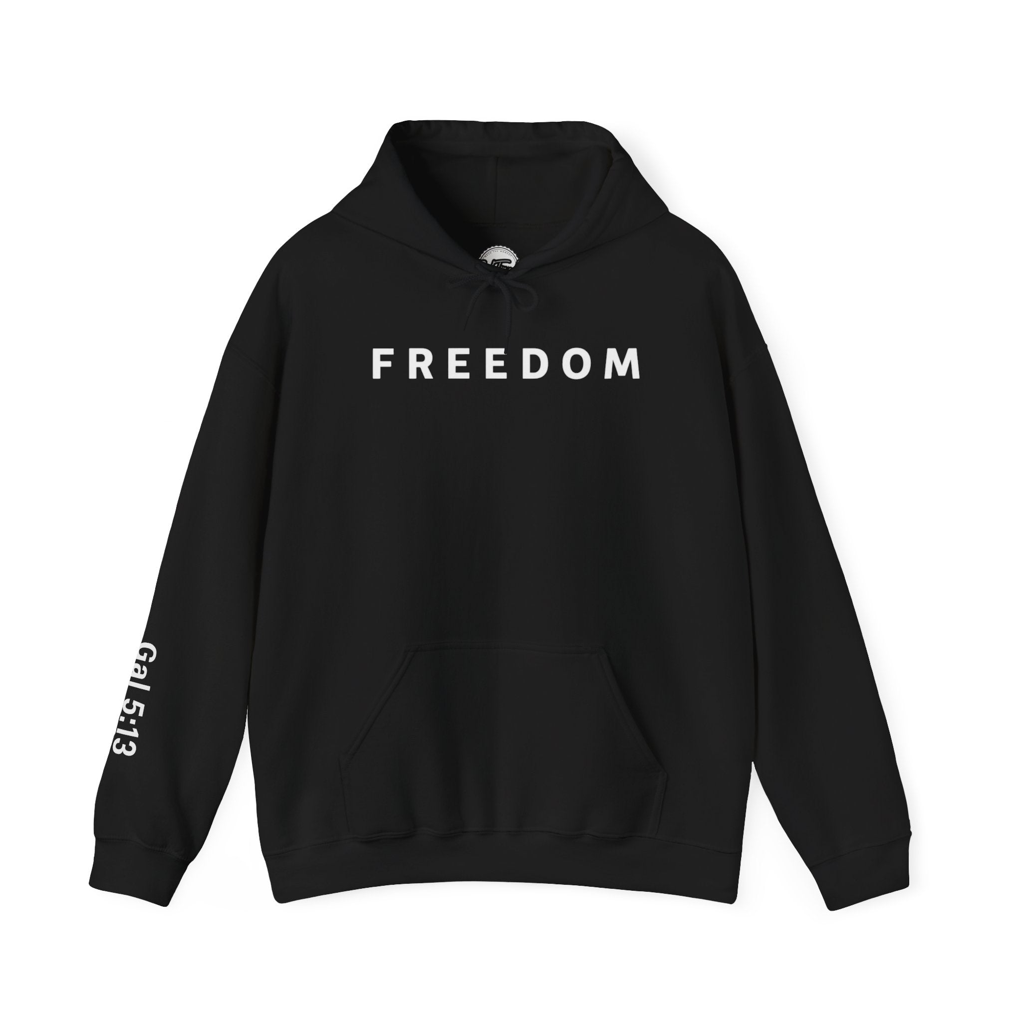 Freedom Hooded Sweatshirt, Cozy Sweatshirt, Religious Apparel, Inspirational Gift, Casual Outfit, Unisex Hoodie