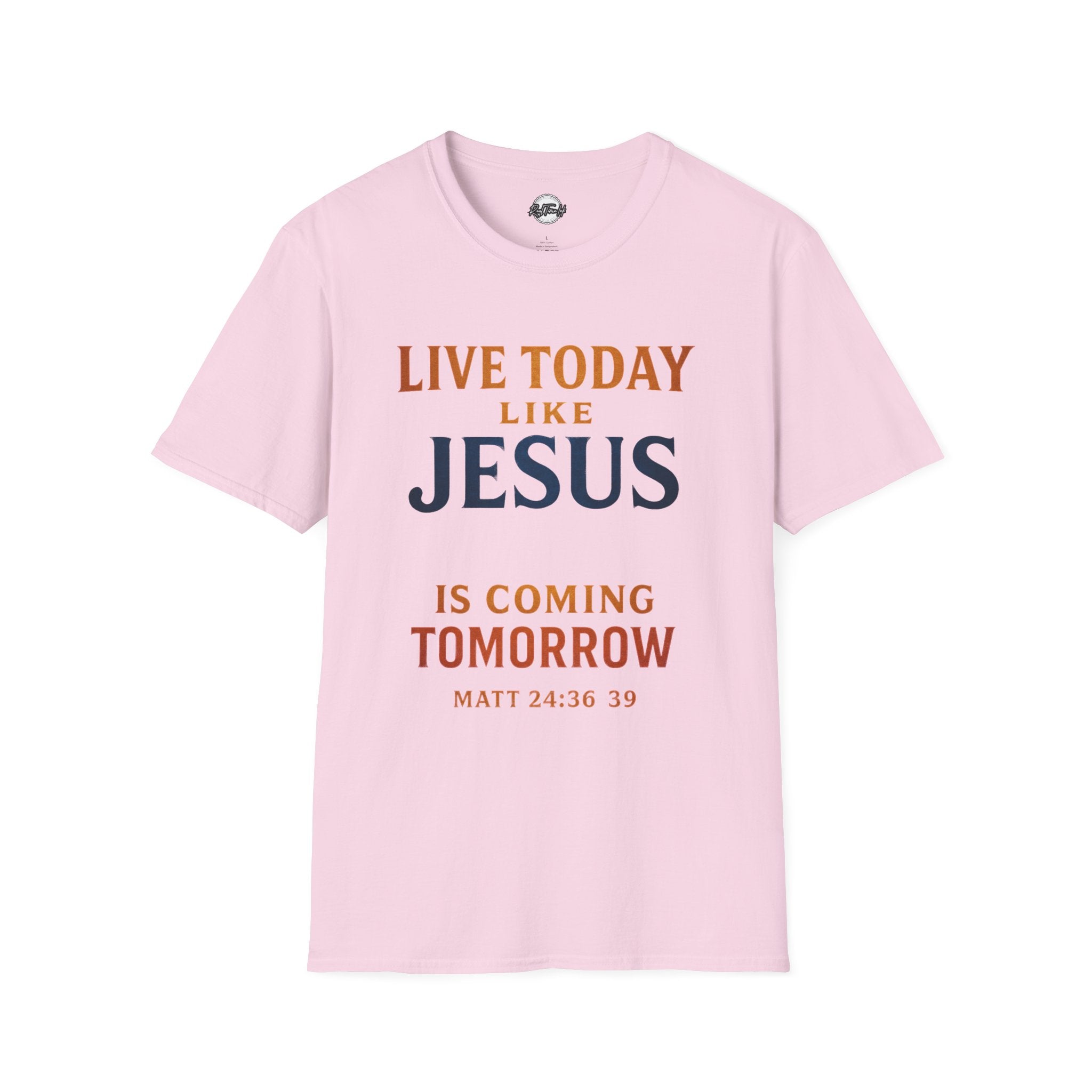 Unisex Christian T-Shirt - Live Today Like Jesus is Coming Tomorrow, Inspirational Gift, Faith-Based Apparel, Casual Wear, Everyday [...]