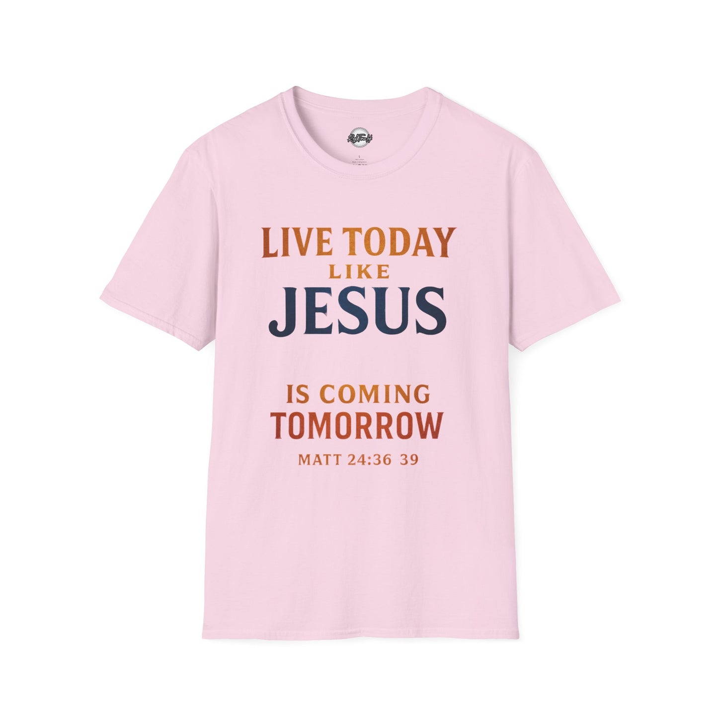 Unisex Christian T-Shirt - Live Today Like Jesus is Coming Tomorrow, Inspirational Gift, Faith-Based Apparel, Casual Wear, Everyday [...]