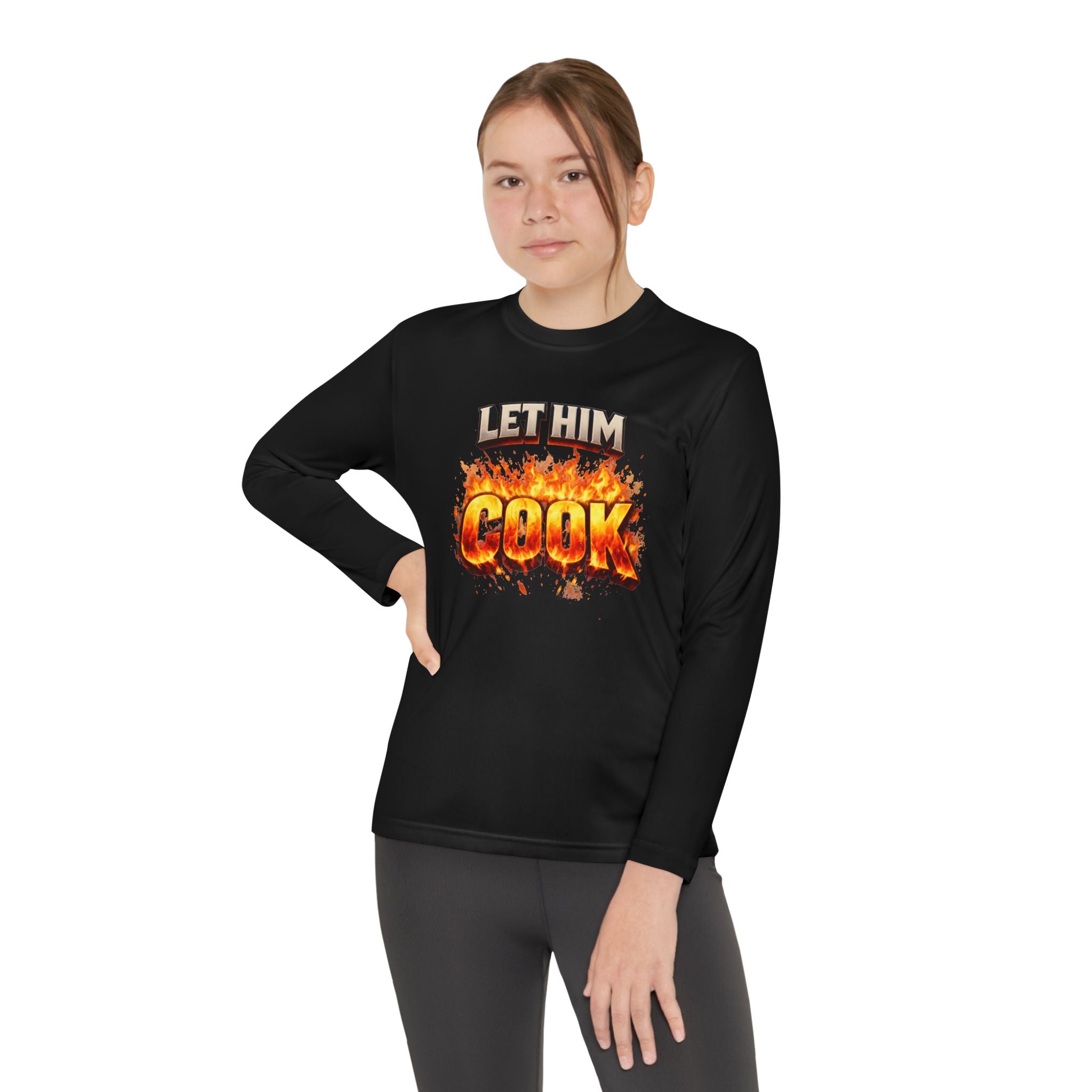 Let Him Cook Youth Long Sleeve Tee