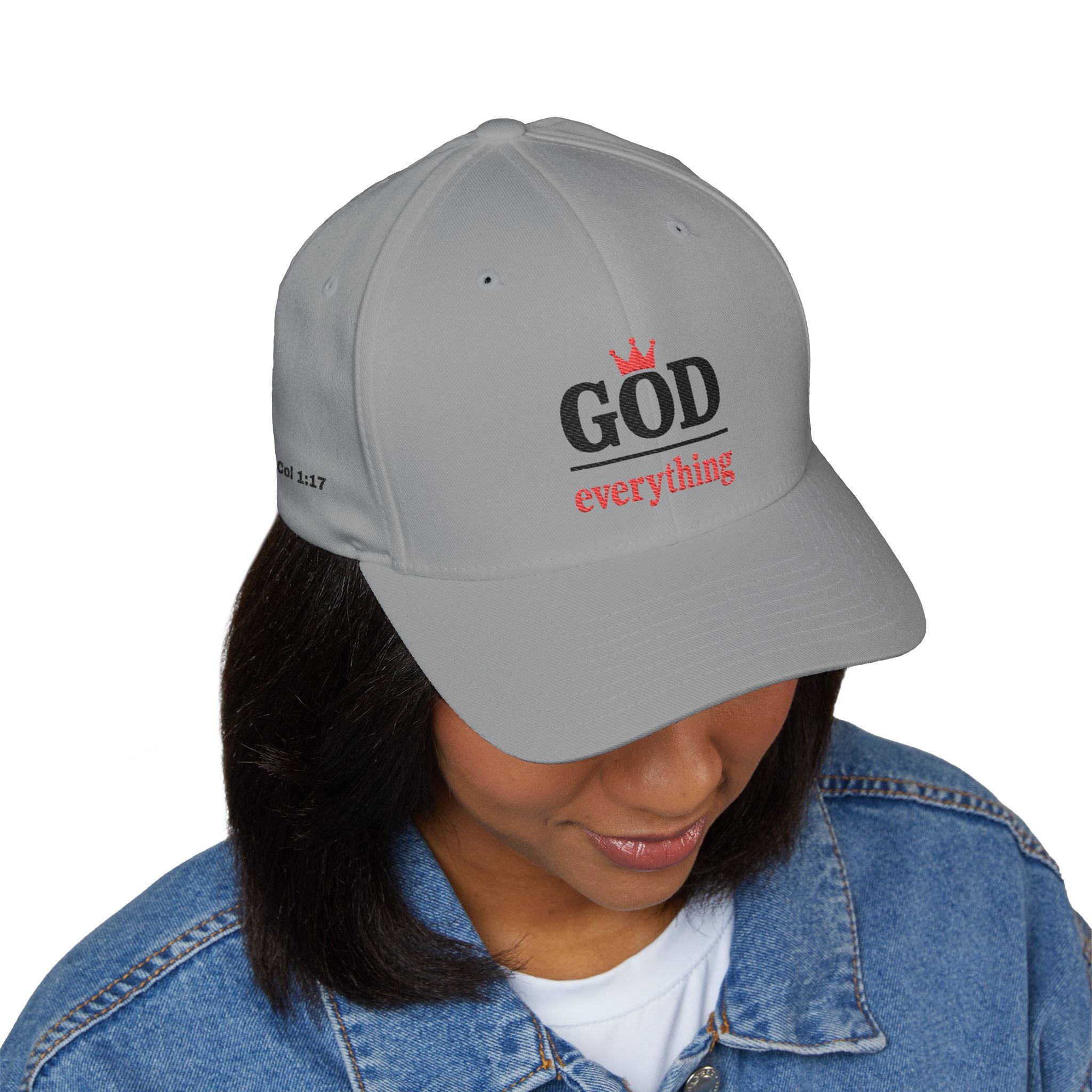 Embroidered Cap - God over Everything Design