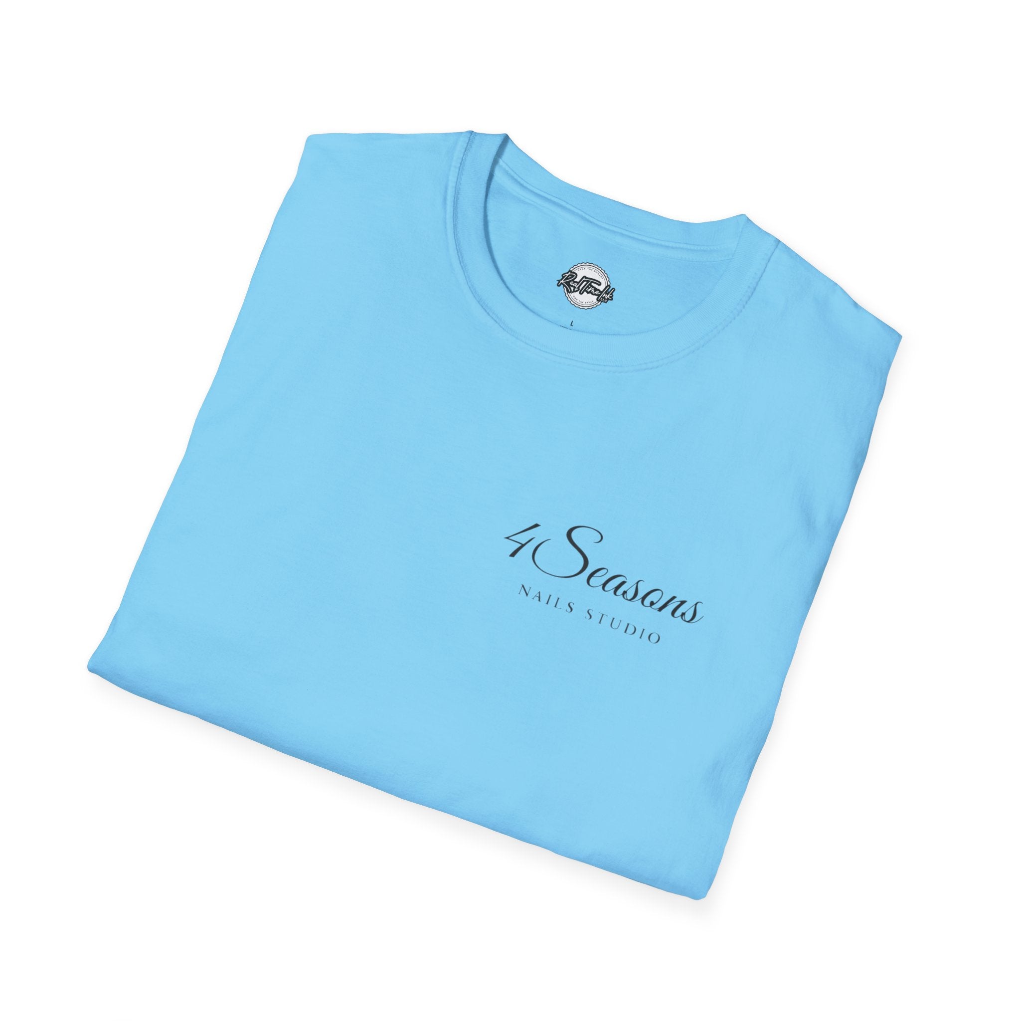 4 Seasons Nail Studio T-Shirt — Minimal Nail Salon Graphic Tee