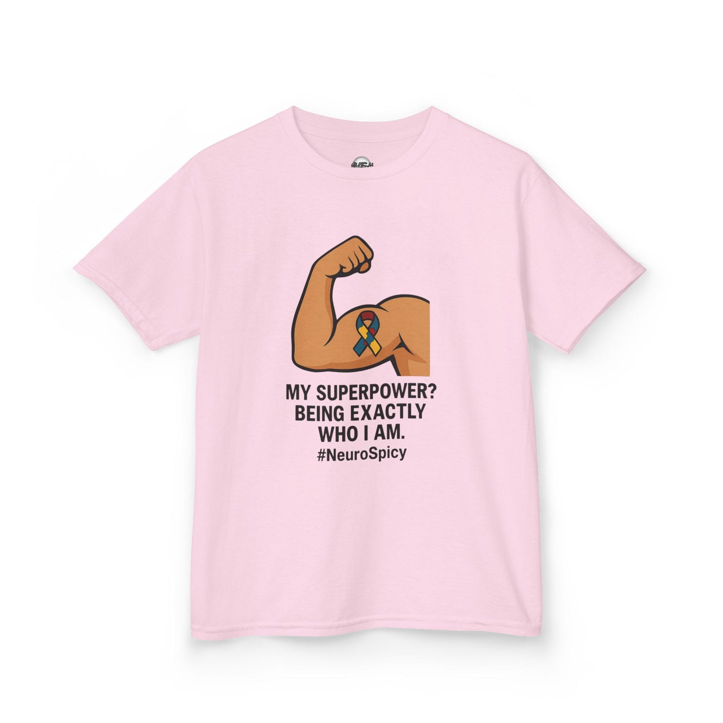 Kids Superpower Autism Tee - "My Superpower? Being Exactly Who I Am" #NeuroSpicy